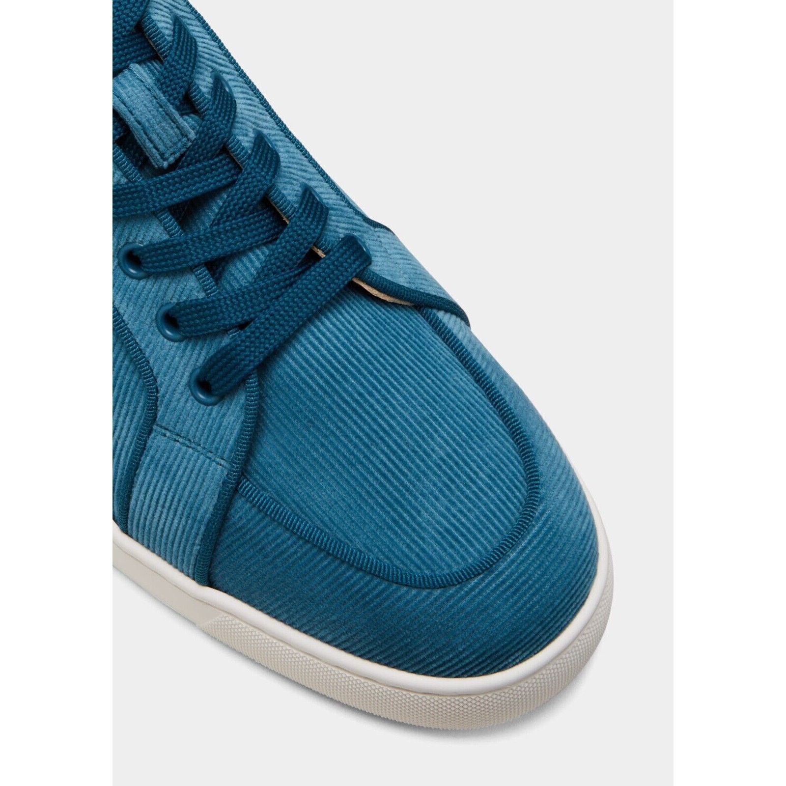 Christian Louboutin Christian Louboutin Men Rantulow Orlato Flat Blue Corduroy Size US 10 / EU 43 - 7 Thumbnail