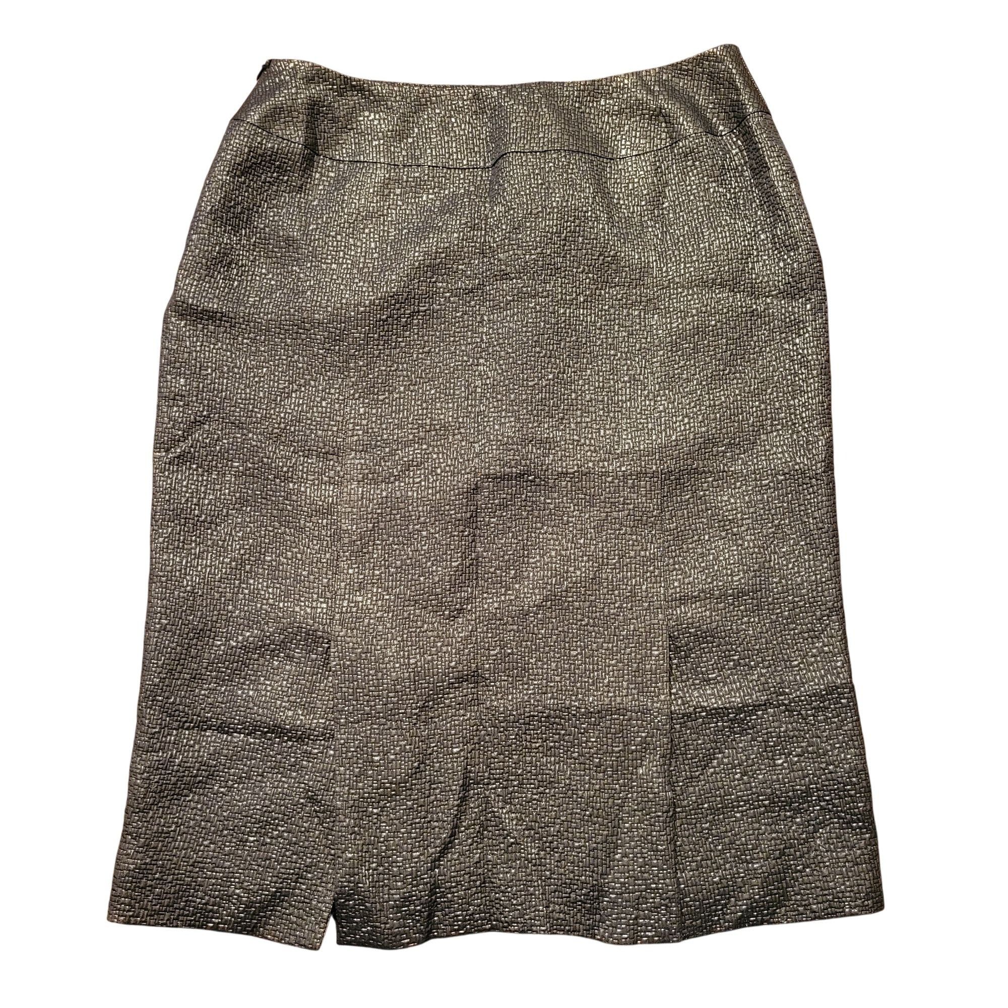 Lafayette 148 Lafayette 148 New York Metallic Pencil Skirt 8 Silk Blend Ca Size 30" / US 8 / IT 44 - 3 Thumbnail