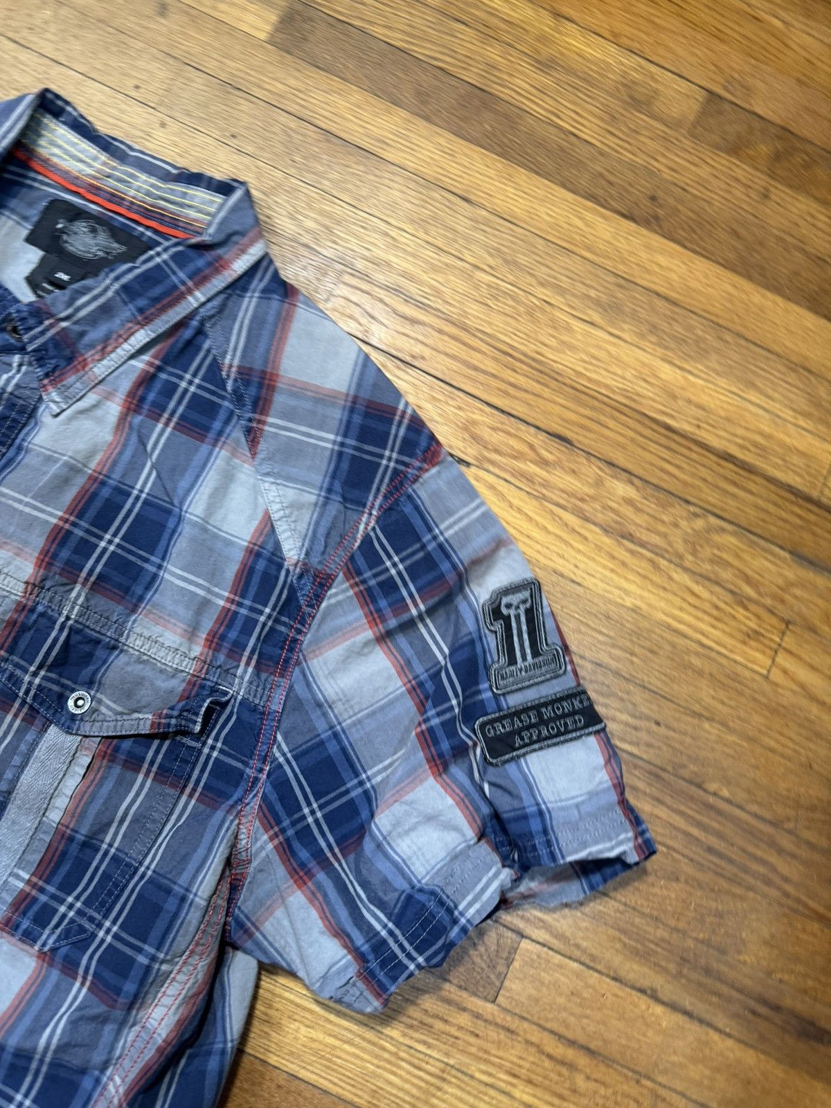 Harley Davidson Harley Davidson Button Up Shirt Size US XXL / EU 58 / 5 - 6 Thumbnail