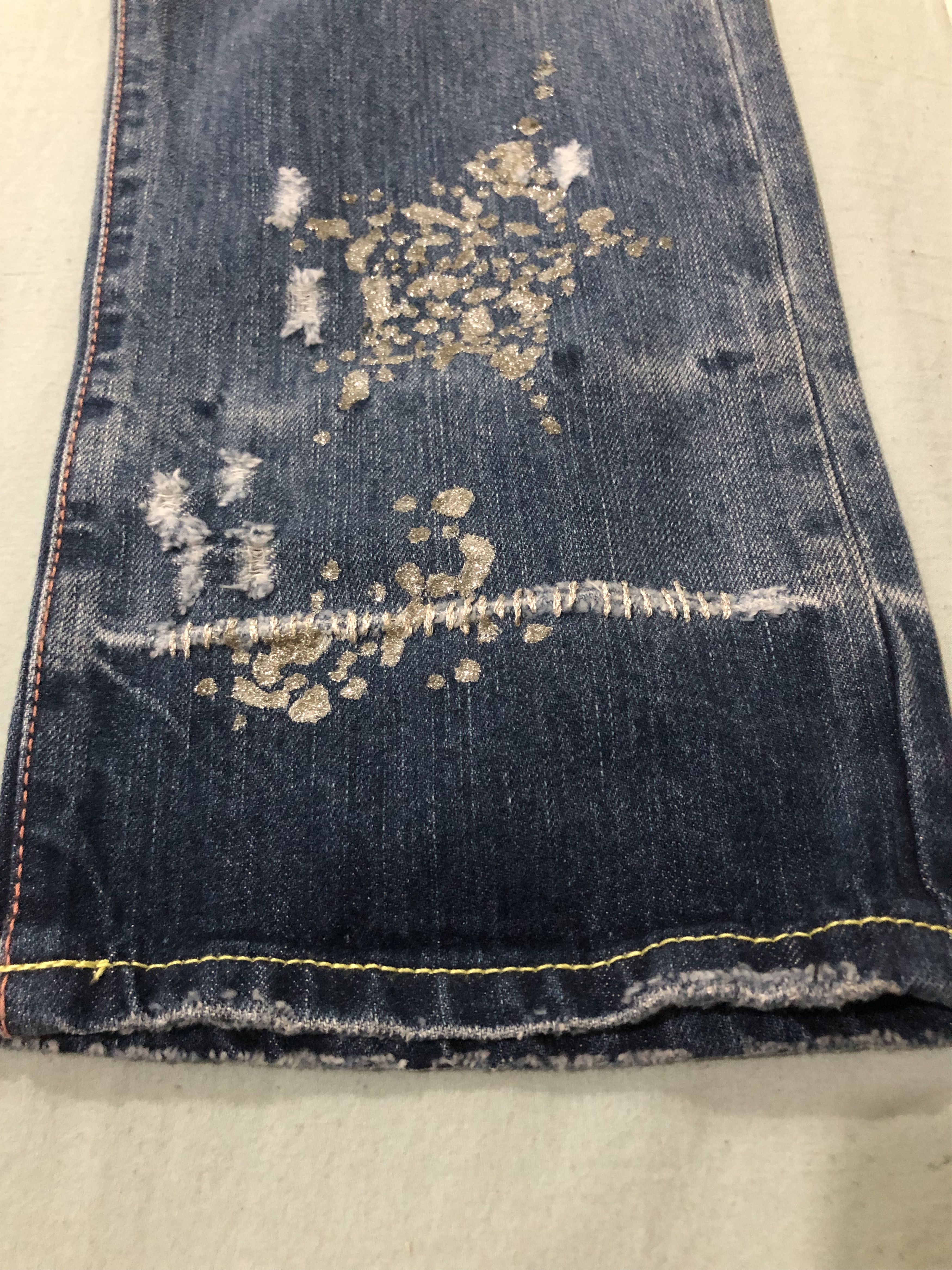 Tsumori Chisato Vintage Tsumori Chisato Artistic Distressed Jeans Size 31" - 3 Thumbnail