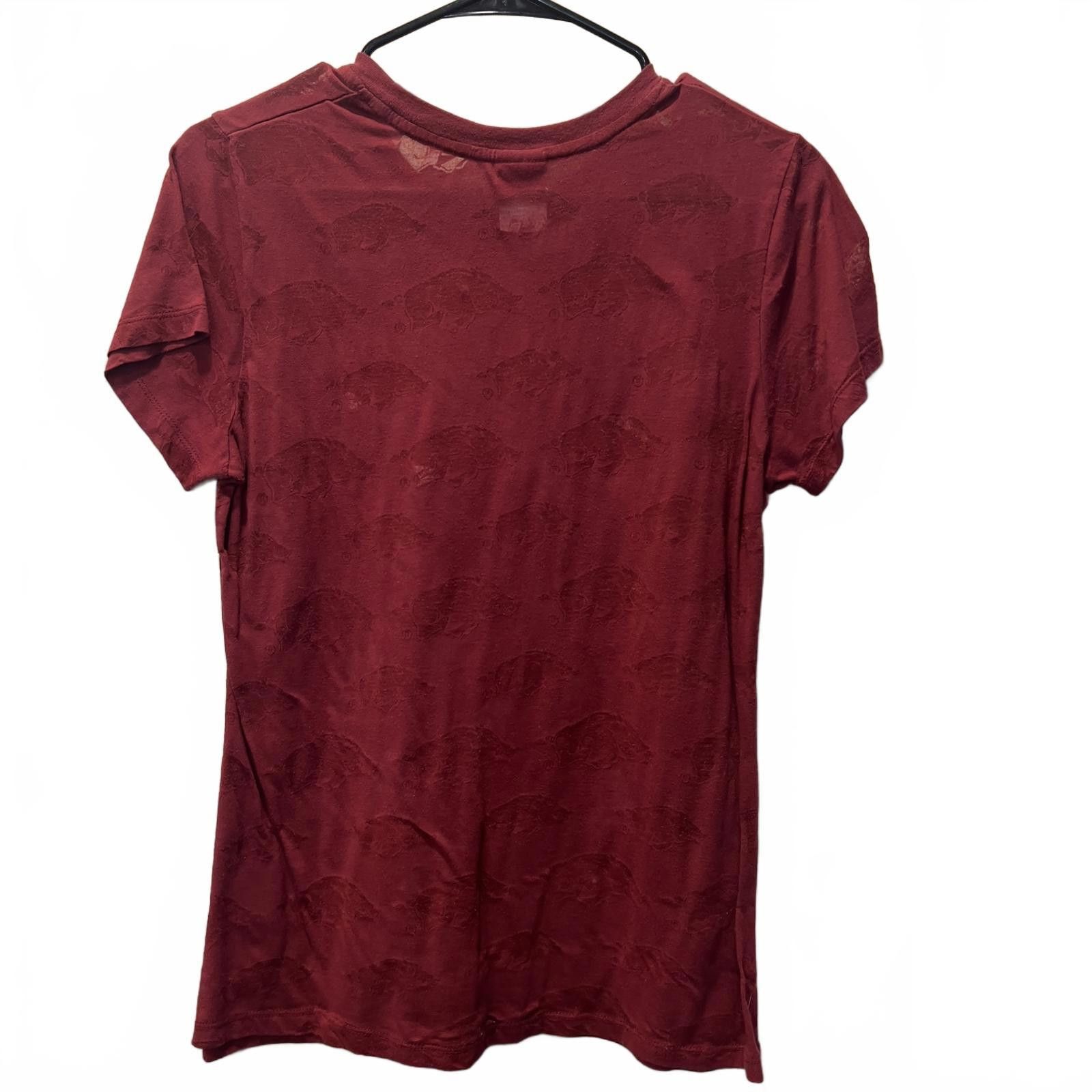 Other University of Arkansas Razorbacks Red T-Shirt Size L / US 10 / IT 46 - 2 Thumbnail