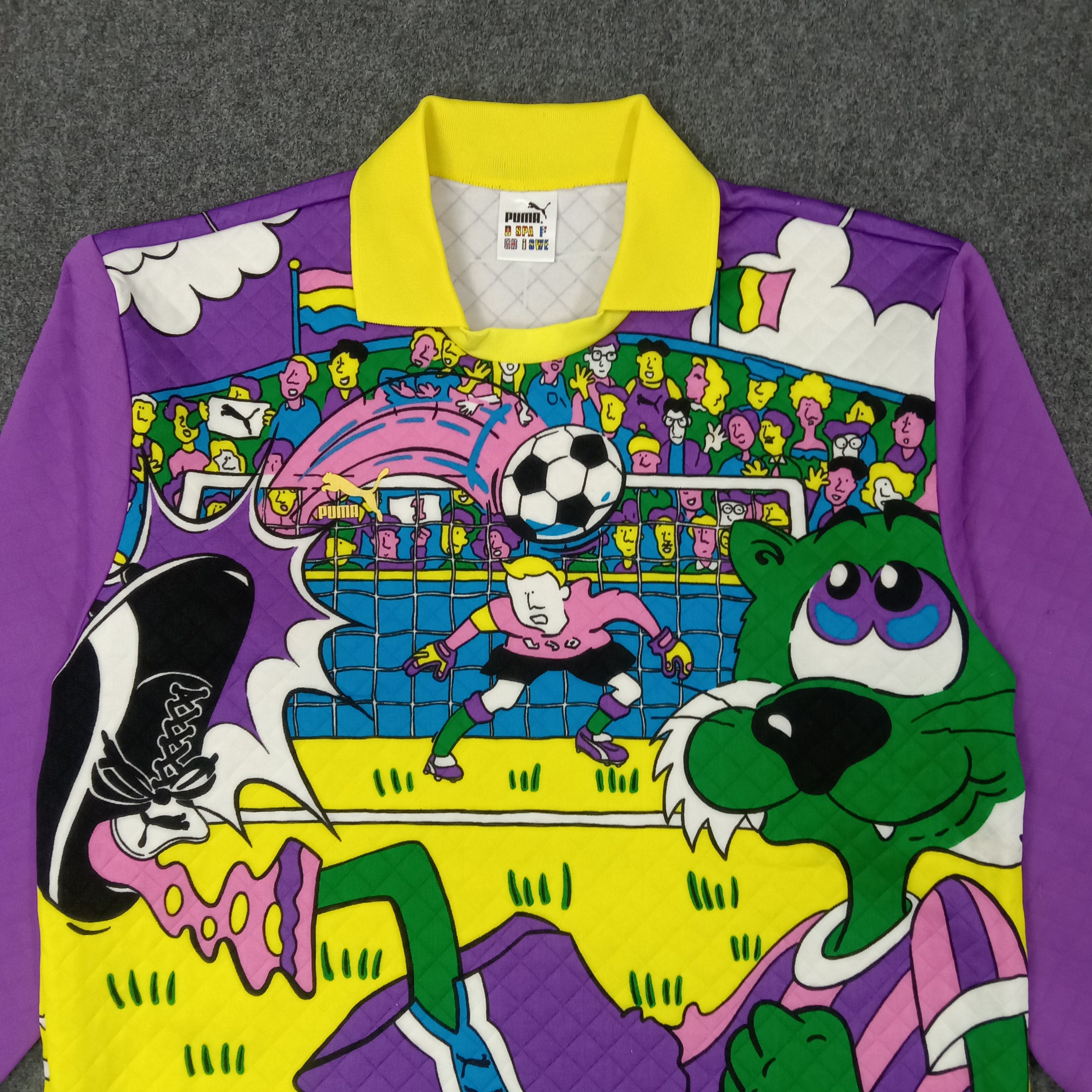 Puma Puma Fullprint Sport Collared Sweatshirt C224N11 Size US L / EU 52-54 / 3 - 2 Thumbnail