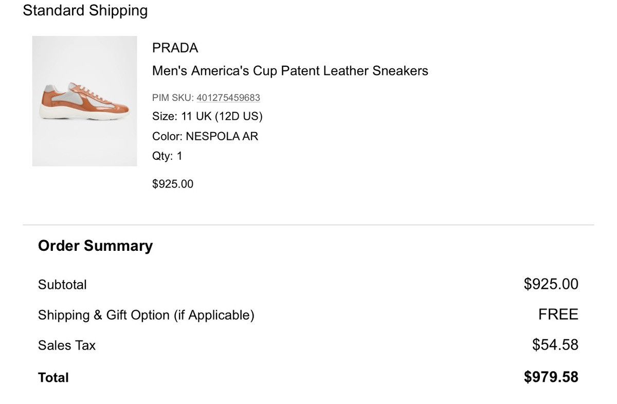 Prada Prada Americas Cup Patent Leather Size US 12 / EU 45 - 6 Thumbnail