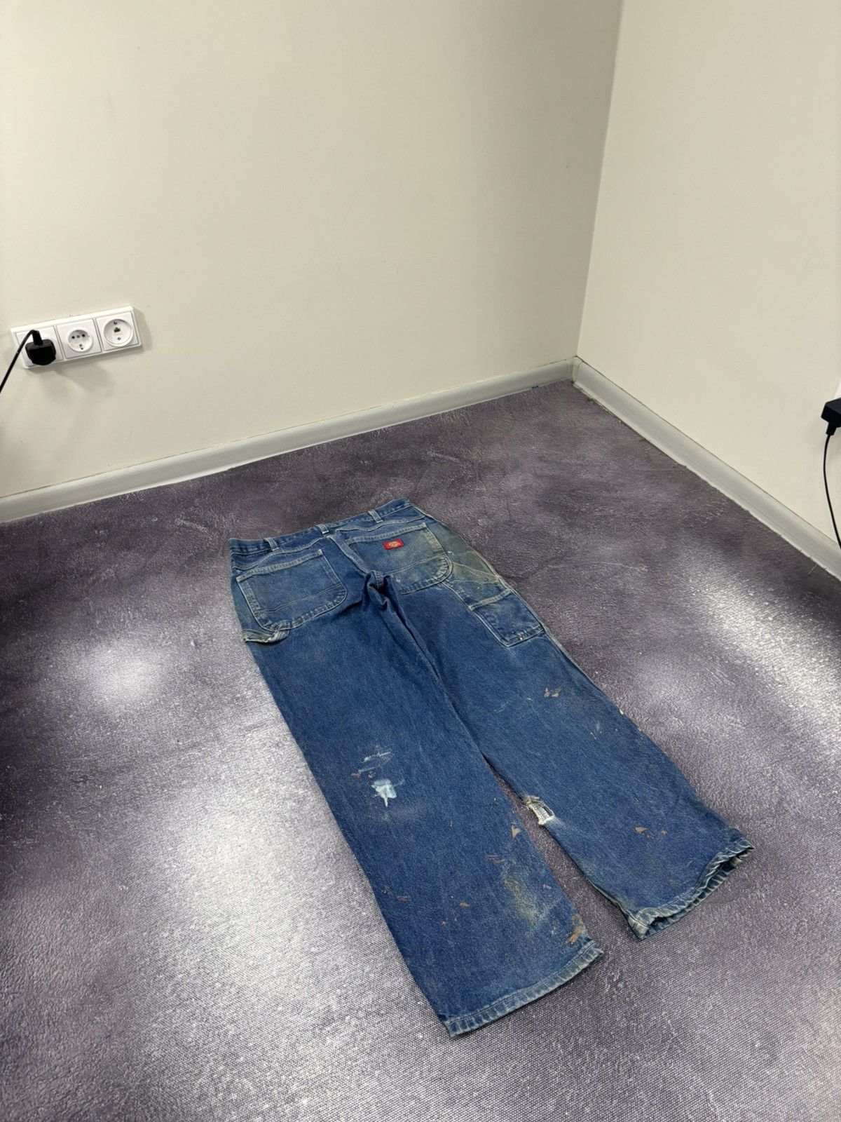 Dickies Vintage Dickies Distressed Denim Dad Hype Work Baggy Jeans Size US 32 / EU 48 - 3 Thumbnail