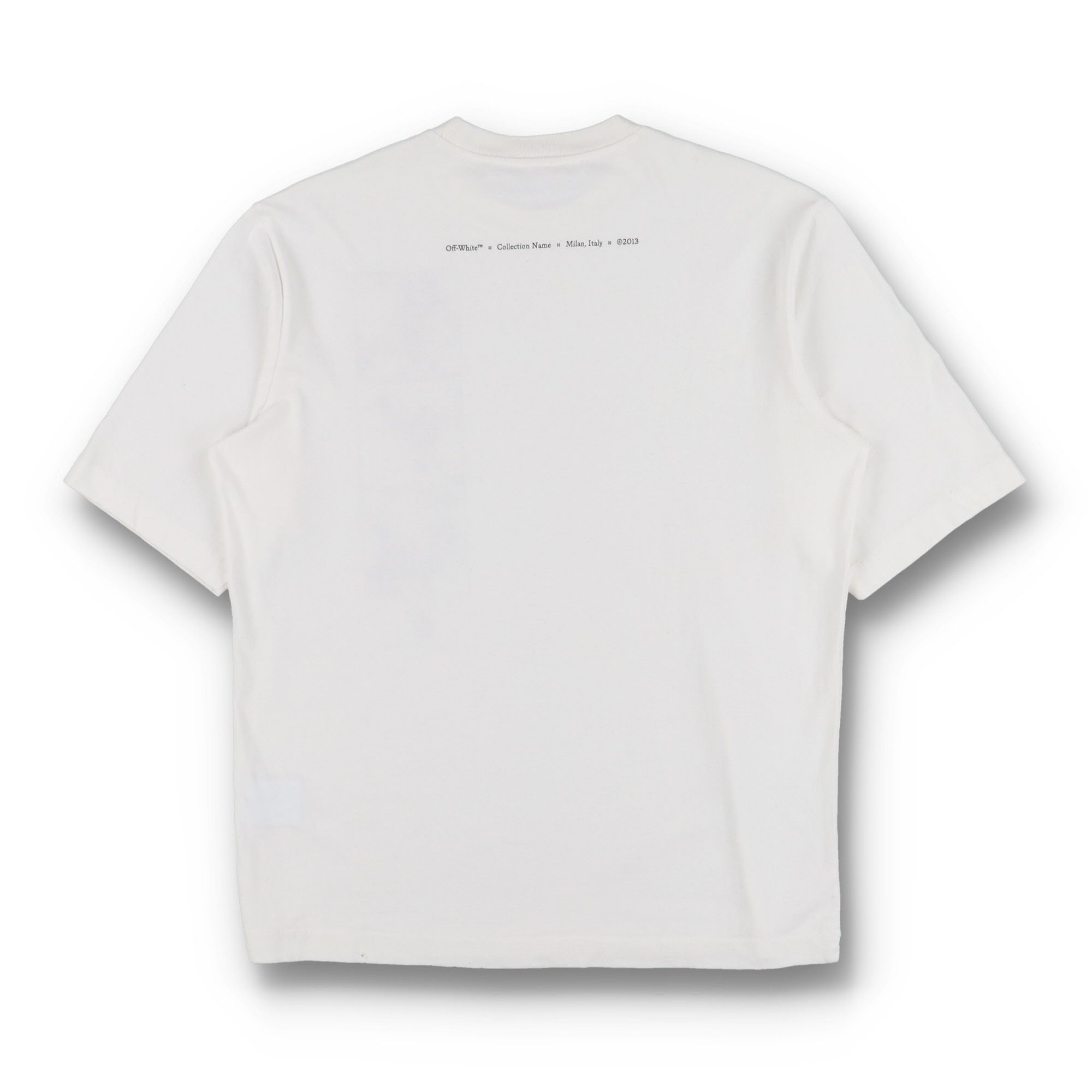 Off-White White Caravaggio Negative Oversized Skate T-Shirt Size US M / EU 48-50 / 2 - 7 Thumbnail