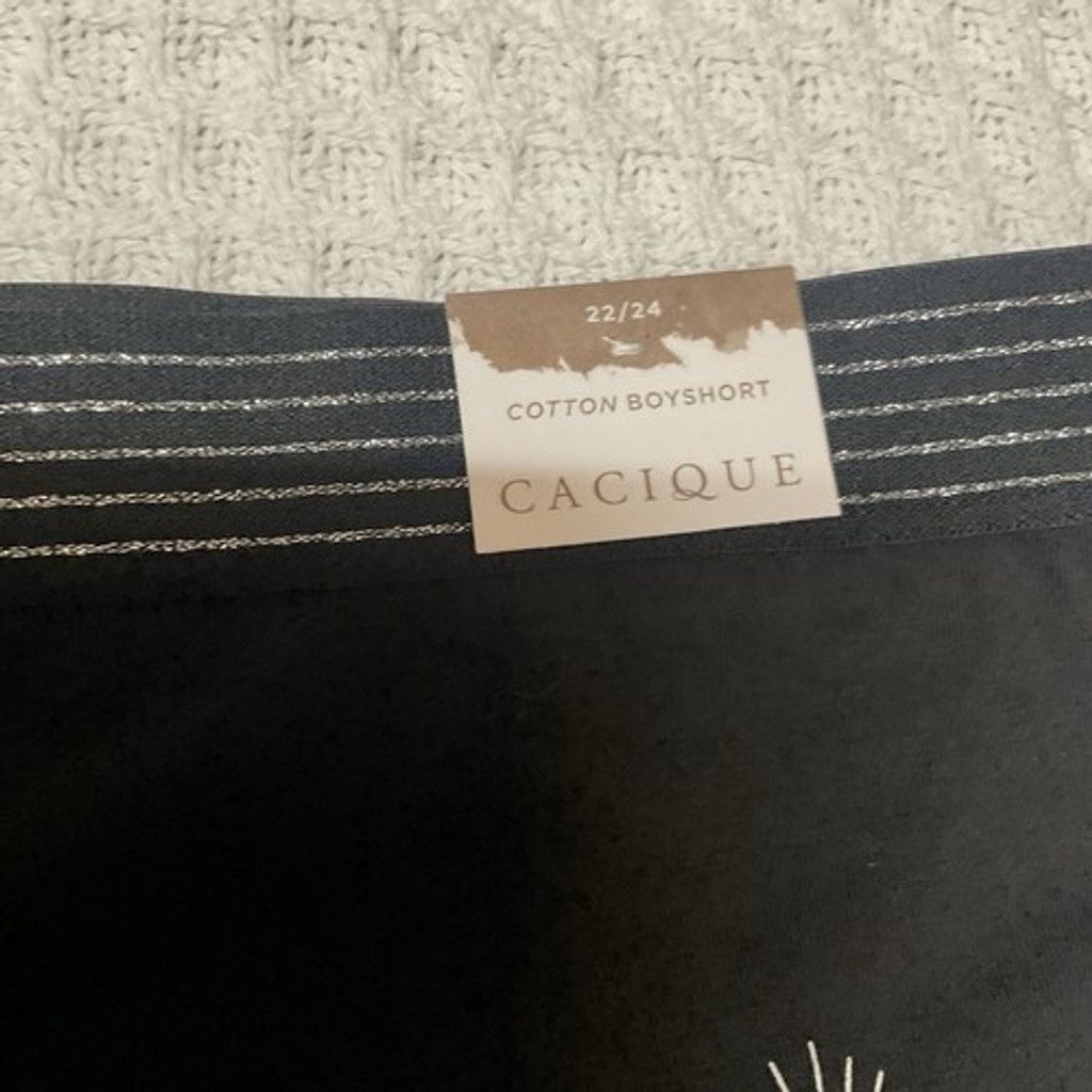 Other NWT Cacique Boyshorts Two Pair Panty Women 18/20 & 22/24 Size ONE SIZE - 10 Thumbnail