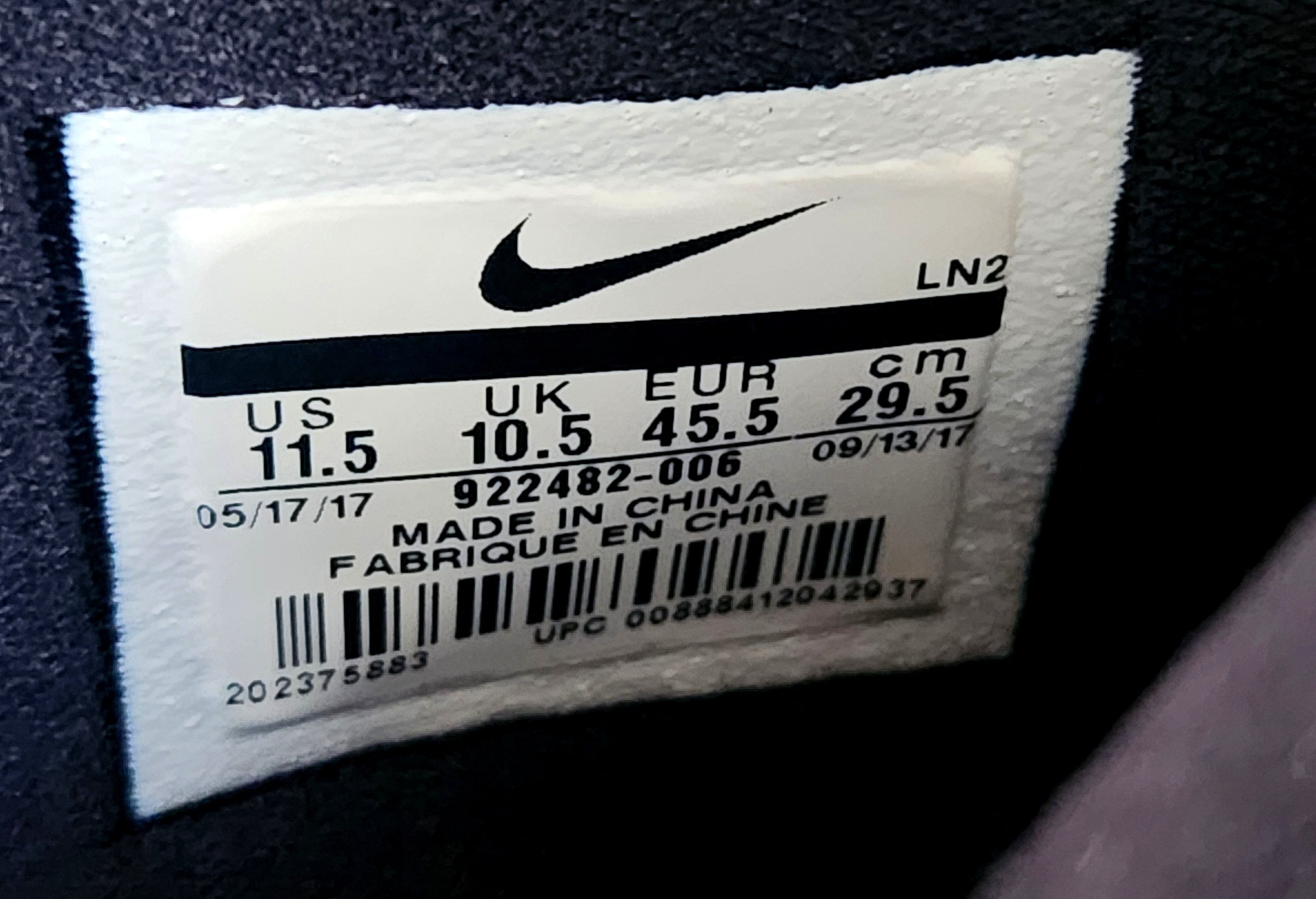 Nike Nike Kobe A.D. Men's SZ 12 922484-006 Black Gum sole Rare Size US 11.5 / EU 44-45 - 18 Thumbnail