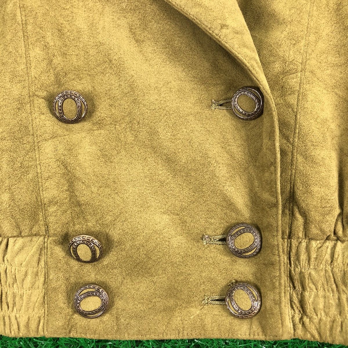 Bruno Piattelli Vintage 80's Bruno Piattelli Roma Moleskin Cropped Coat Size M / US 6-8 / IT 42-44 - 8 Thumbnail