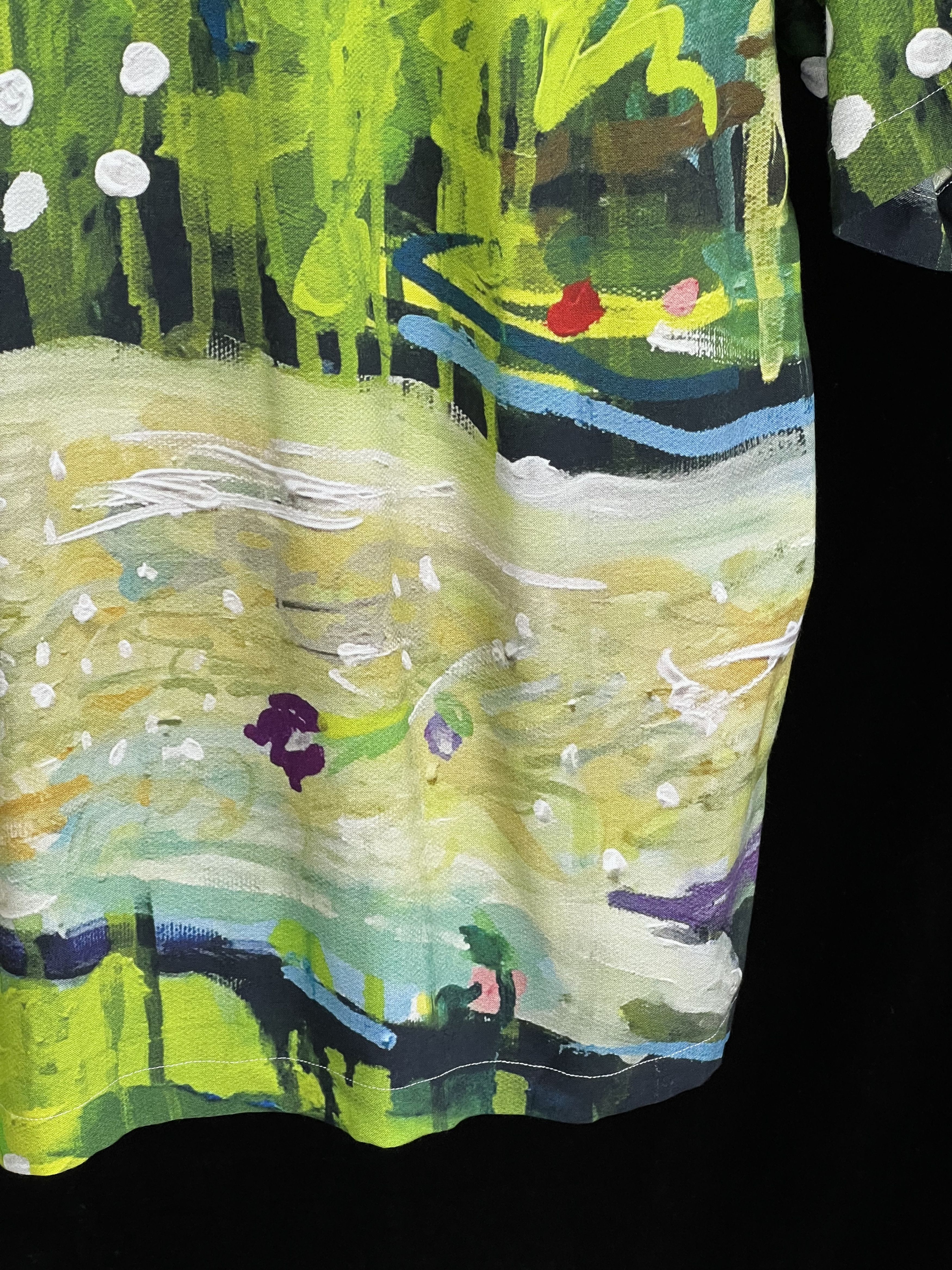 Japanese Brand UNWORN* JP Artist Painting shirt short sleeve Size US M / EU 48-50 / 2 - 12 Thumbnail