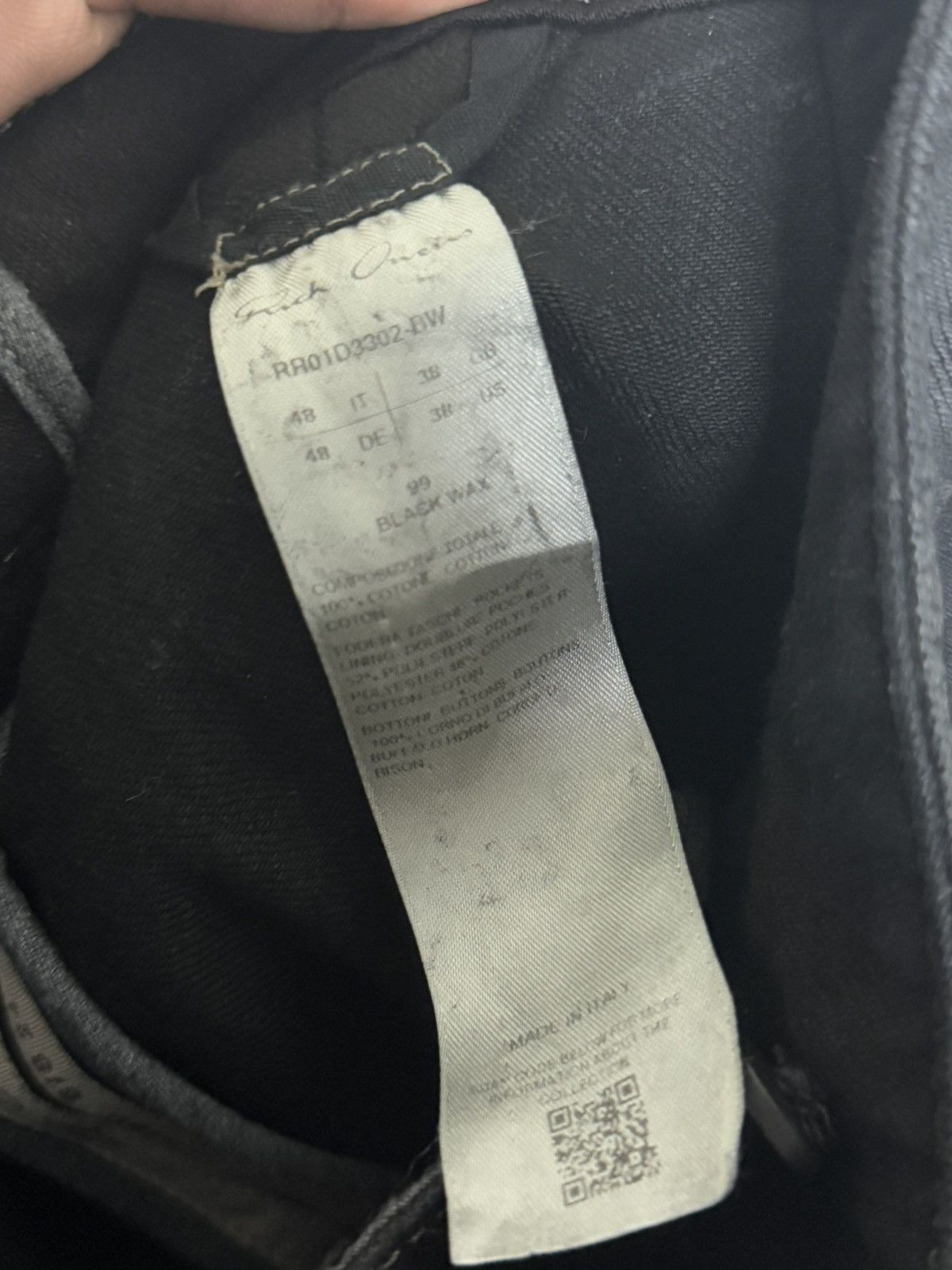 Rick Owens Rick owens Dirt Slivered Size US 30 / EU 46 - 12 Thumbnail