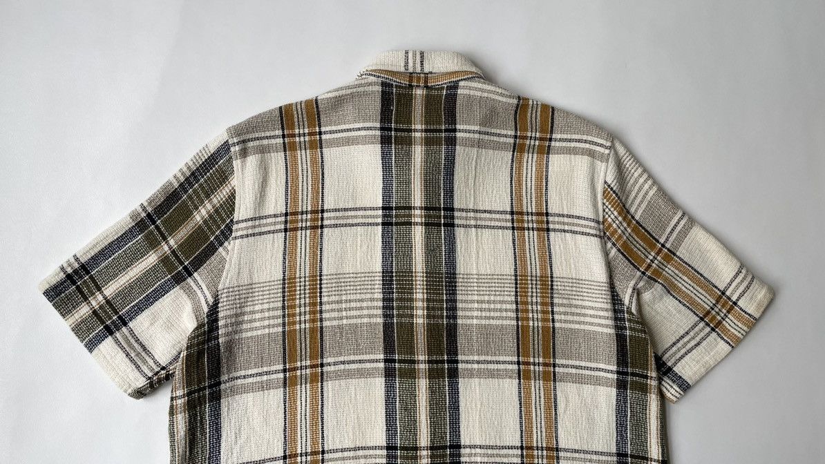 Our Legacy Waffle Weave Check ‘Elder Shirt’ Size US XL / EU 56 / 4 - 10 Thumbnail