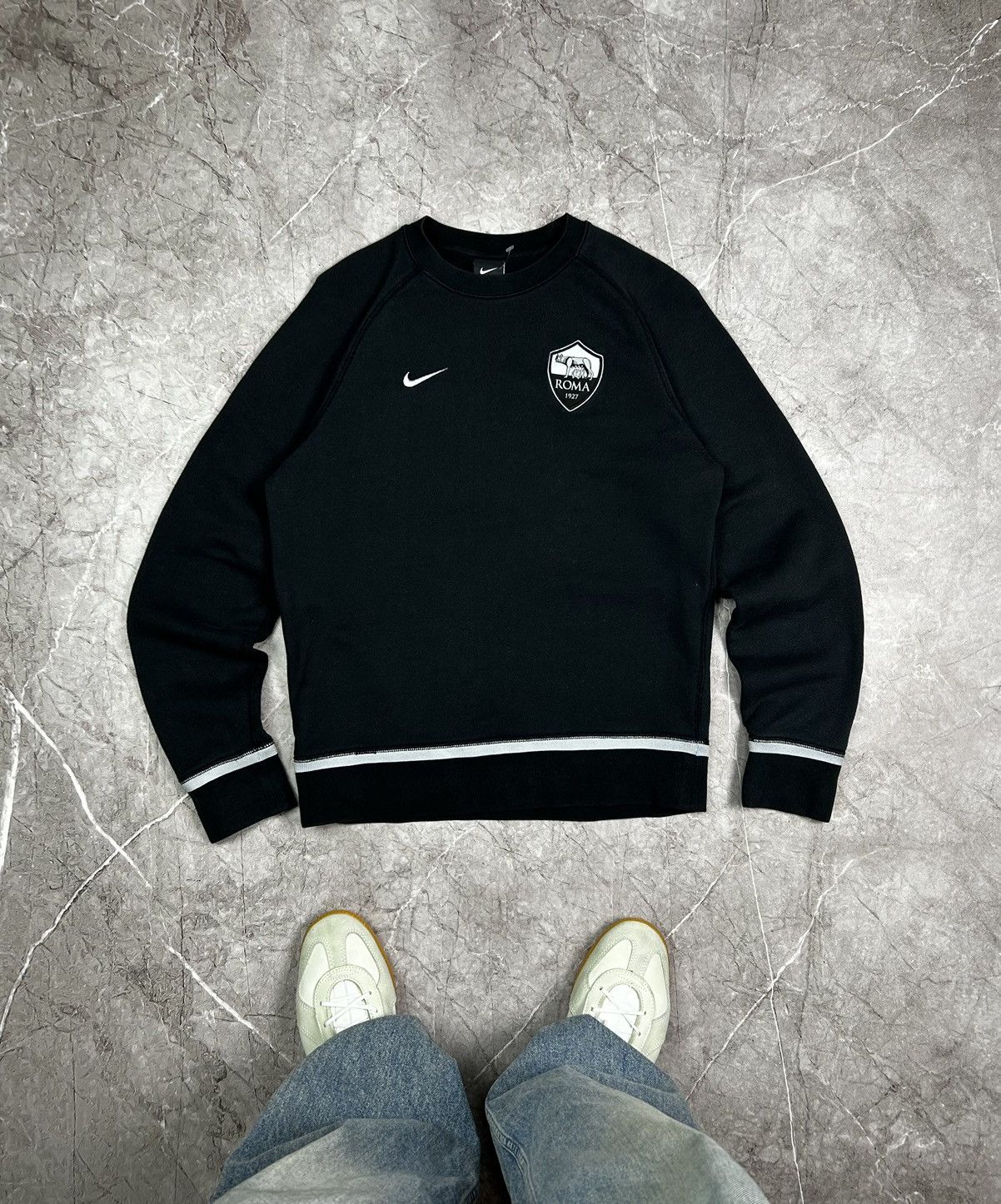Nike × Vintage Nike Vintage Roma Sweatshirt Size US S / EU 44-46 / 1 - 1 Thumbnail
