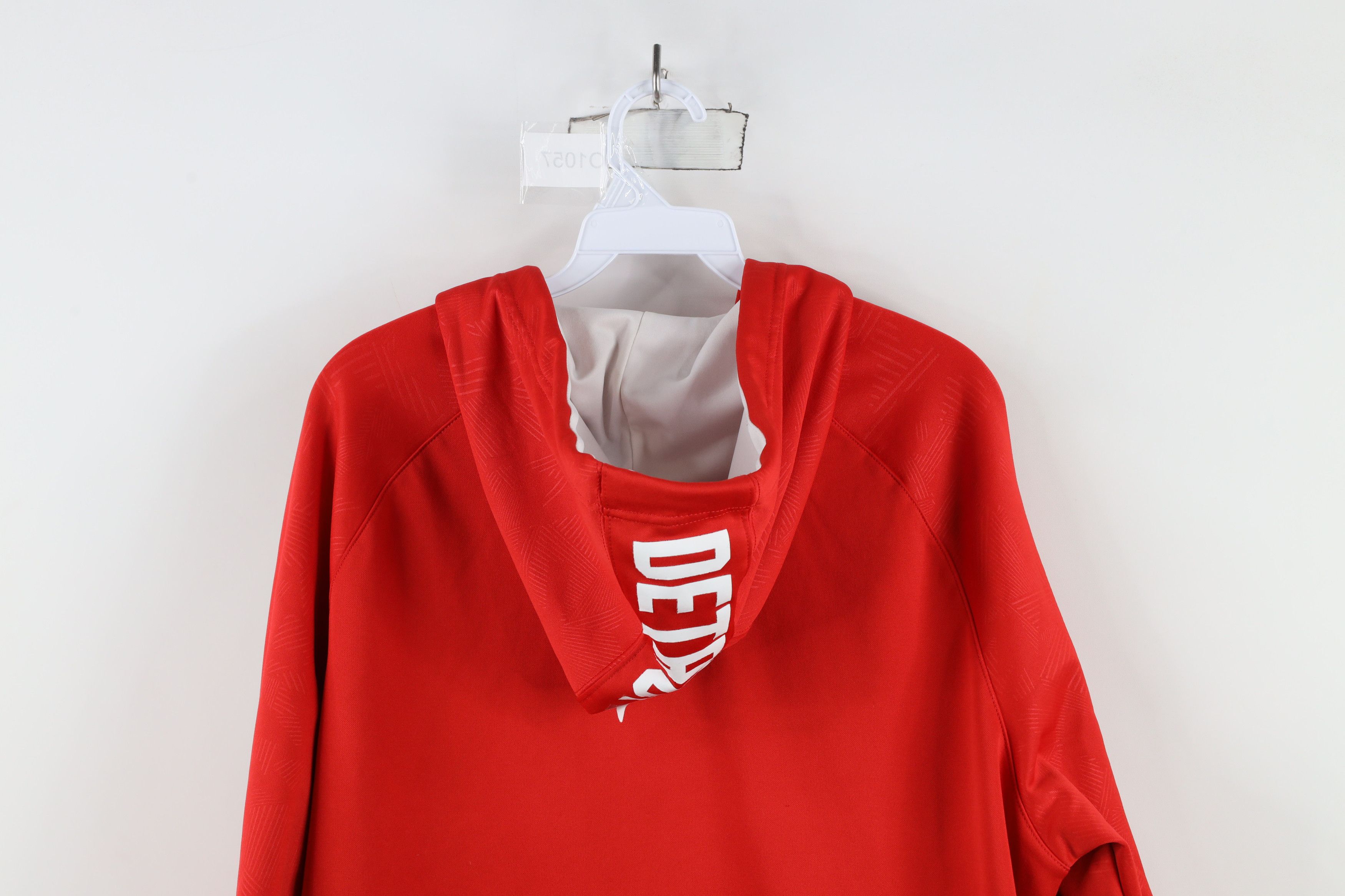 Vintage Fanatics Spell Detroit Red Wings Hockey Hoodie Sweatshirt Size US XL / EU 56 / 4 - 16 Thumbnail
