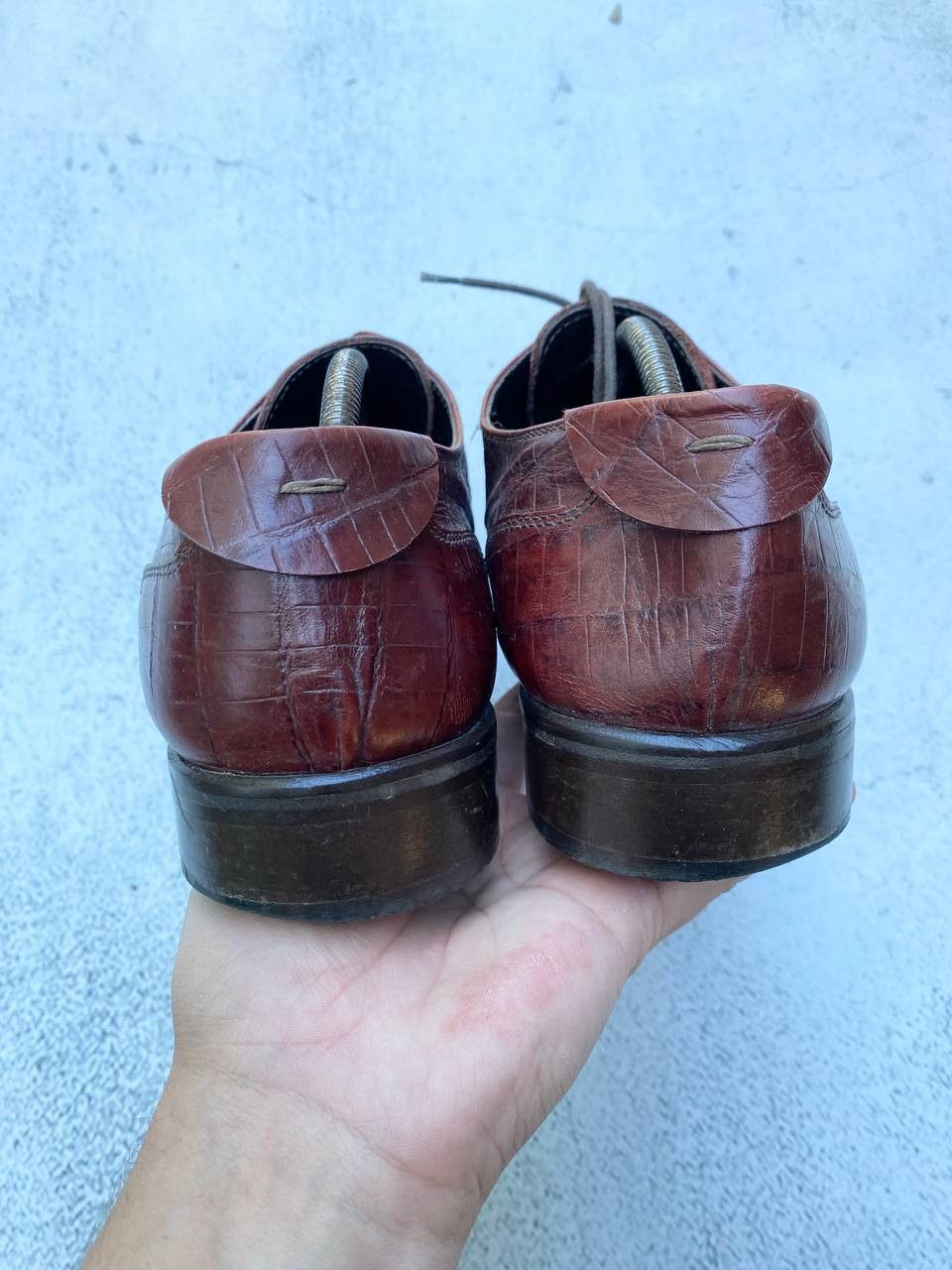 Other Italian Vintage Guidi style Leather Faded Shoes Size US 10 / EU 43 - 9 Thumbnail