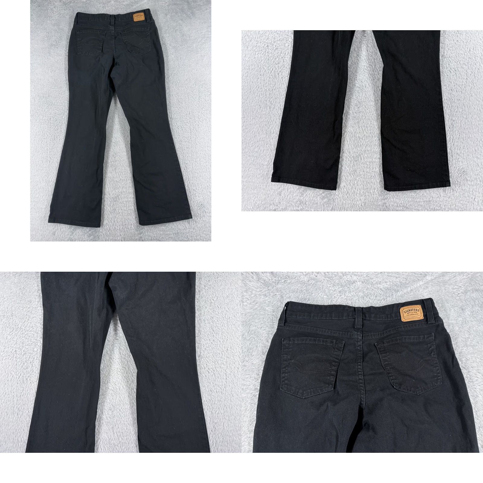 Levi's VINTAGE Levis Jeans Womens 8 Black Denim Bootcut Mid Rise 28x28 Cotton 28 in Inseam 5-Pocket Design Mens? Size 30" / US 8 / IT 44 - 9 Thumbnail