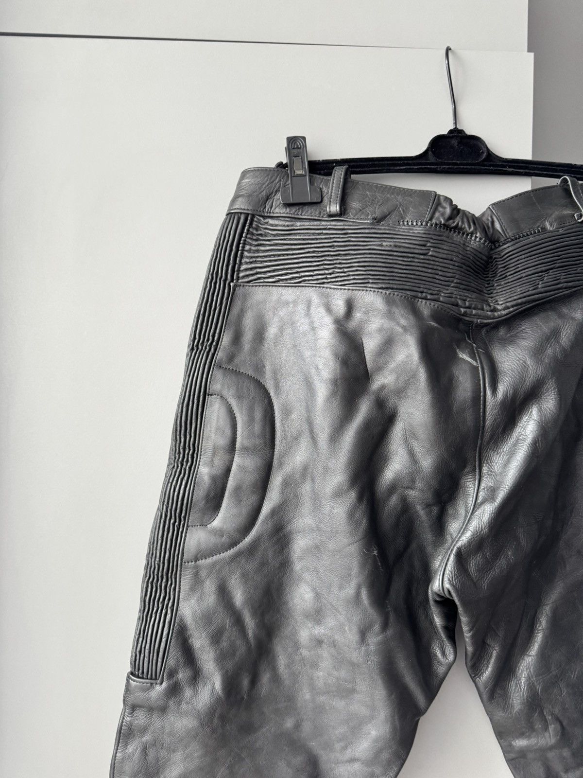 Japanese Brand Vintage Leather Motorcycle Biker Pants Size US 38 / EU 54 - 10 Thumbnail
