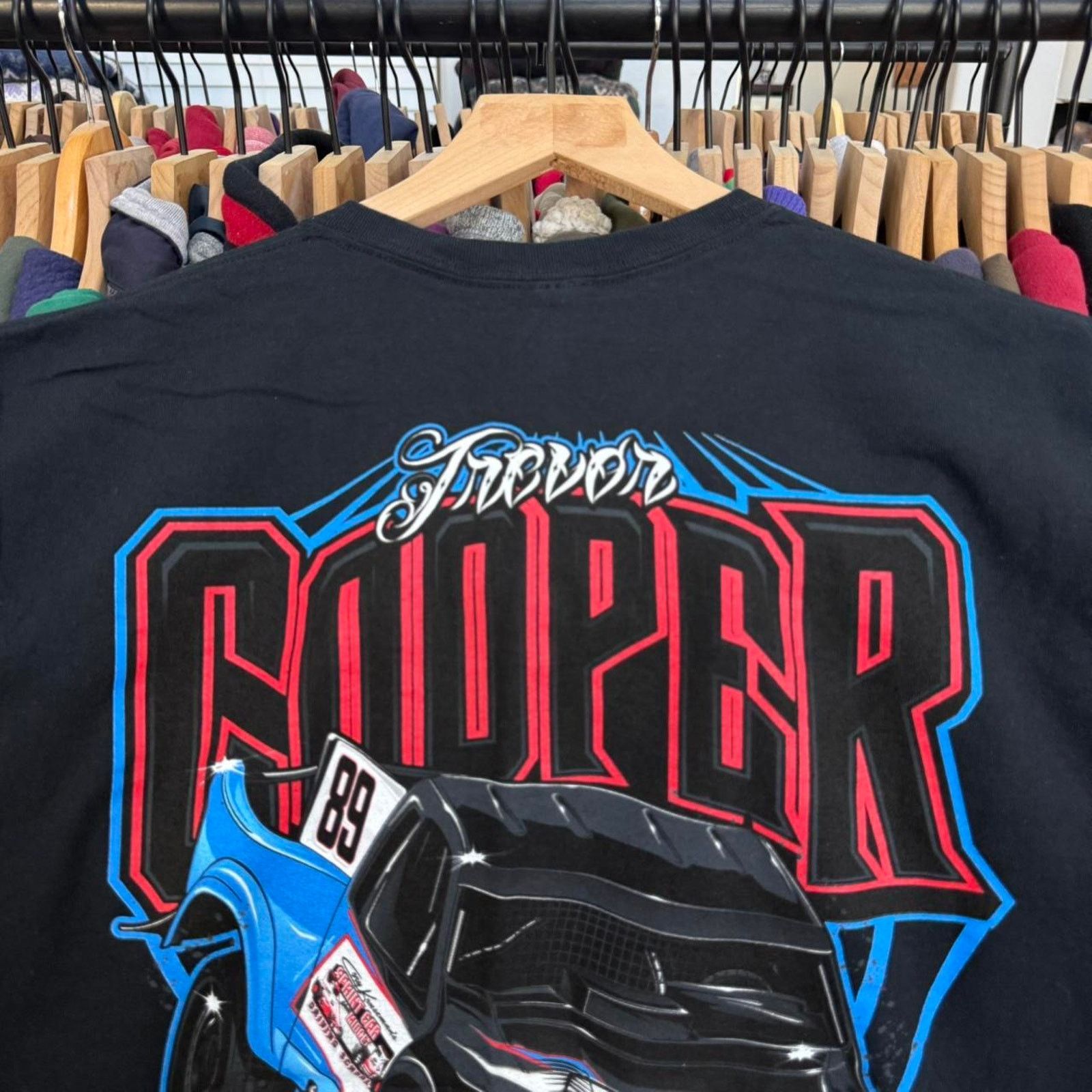 Other Vintage Y2K Trevor Cooper Racing Tee Black Size US L / EU 52-54 / 3 - 2 Thumbnail
