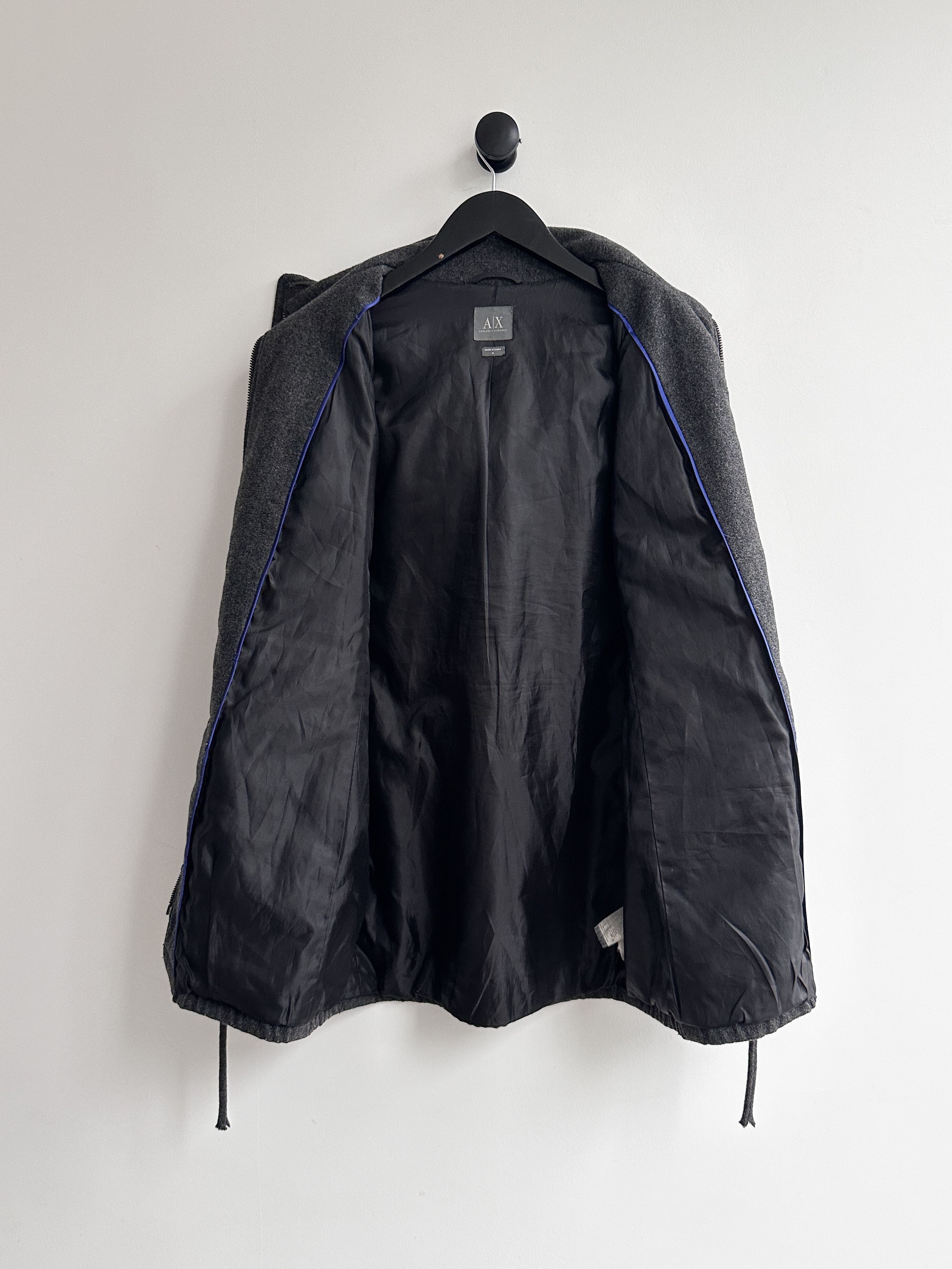 Armani Exchange Armani Exchange Wool Coat Jacket Size S / US 4 / IT 40 - 5 Thumbnail