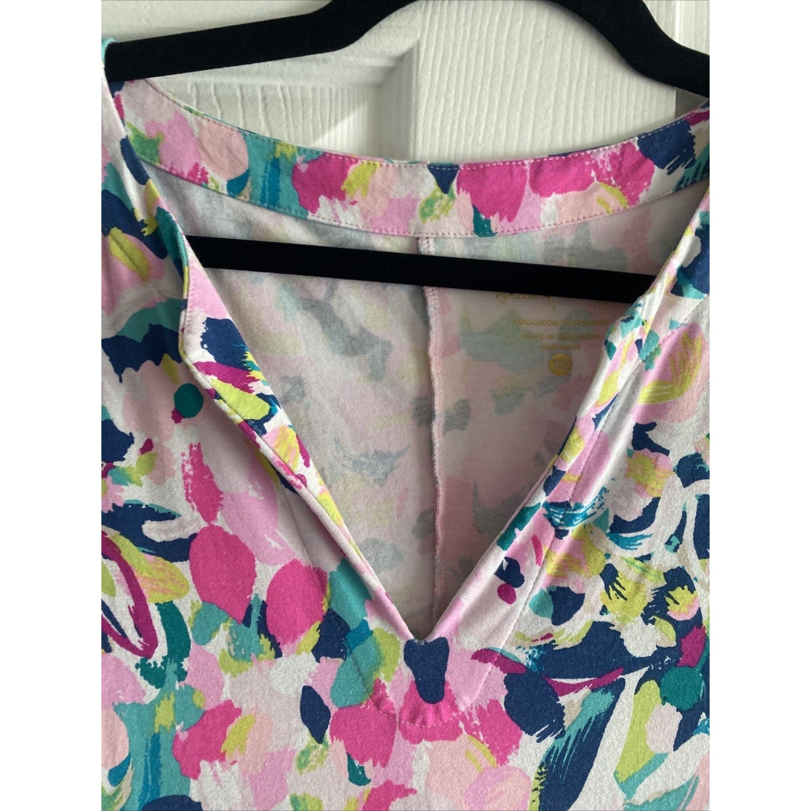 Lilly Pulitzer Lilly Pulitzer XS Shift Dress Abstract Art to Wear Coastal Size XS / US 0-2 / IT 36-38 - 2 Thumbnail