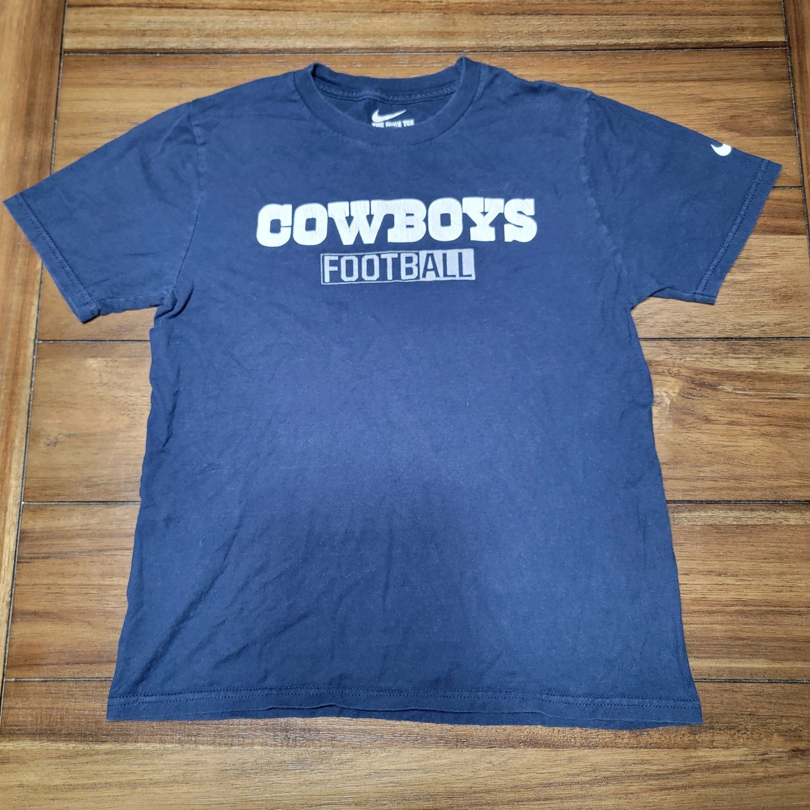 Nike Nike Blue Tee "Cowboys Football" - Size Small (Kids Large) Size US S / EU 44-46 / 1 - 1 Thumbnail