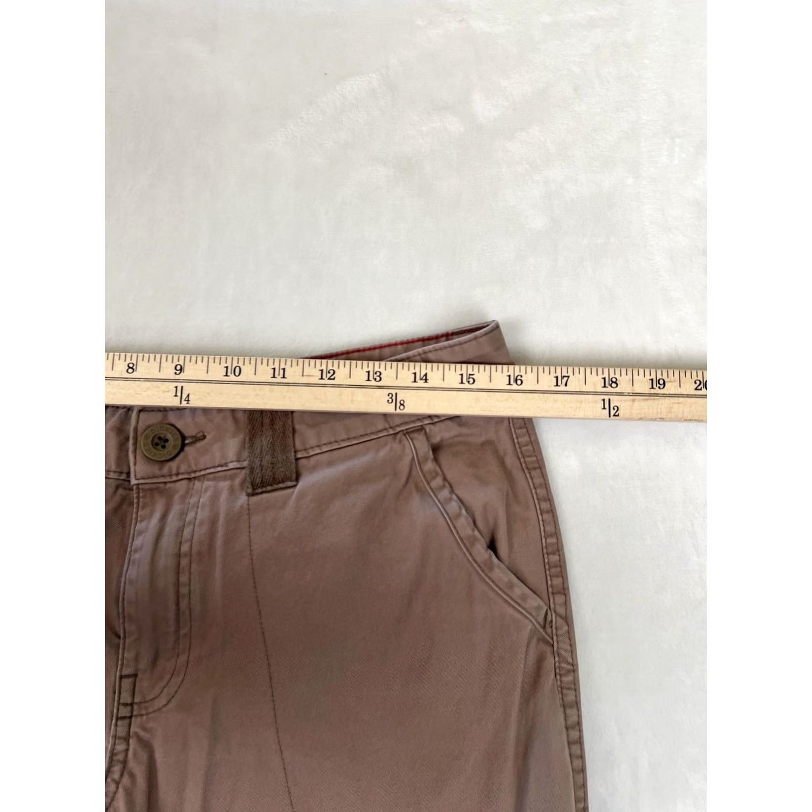 Dickies Dickies Cargo Pants Women 6 Brown Relaxed Fit Twill Pockets Casual Workwear Regular 30in Inseam Mens? Size 28" / US 6 / IT 42 - 3 Thumbnail