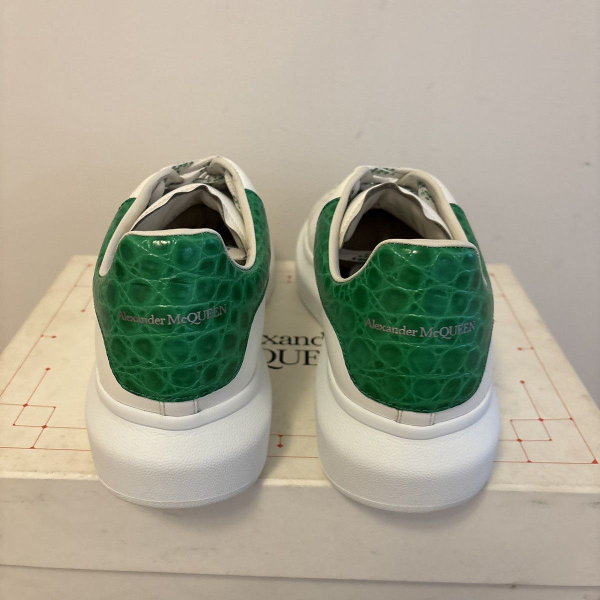 Alexander McQueen Alexander McQueen White Green Low Size 46 Size US 13 / EU 46 - 5 Thumbnail