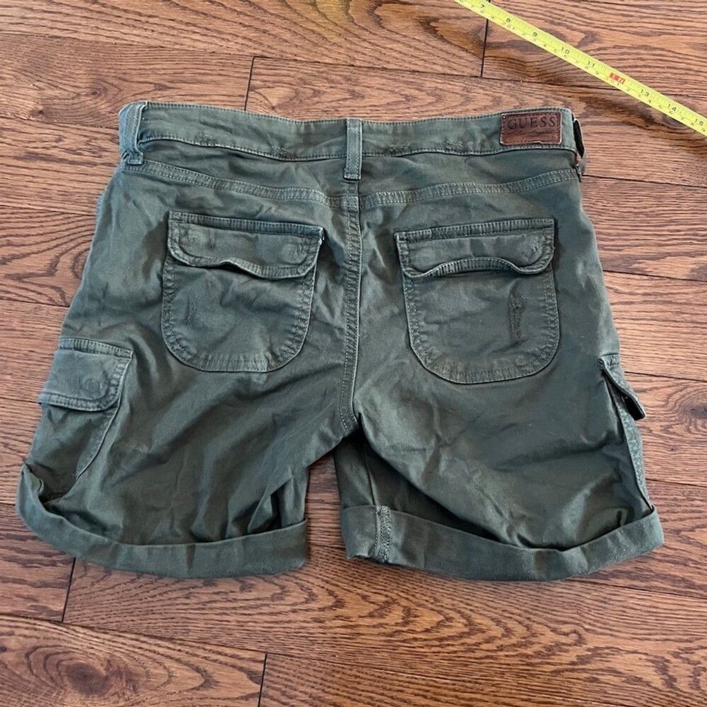 Guess Guess Women's Green Cargo Shorts Size 27" / US 4 / IT 40 - 5 Thumbnail