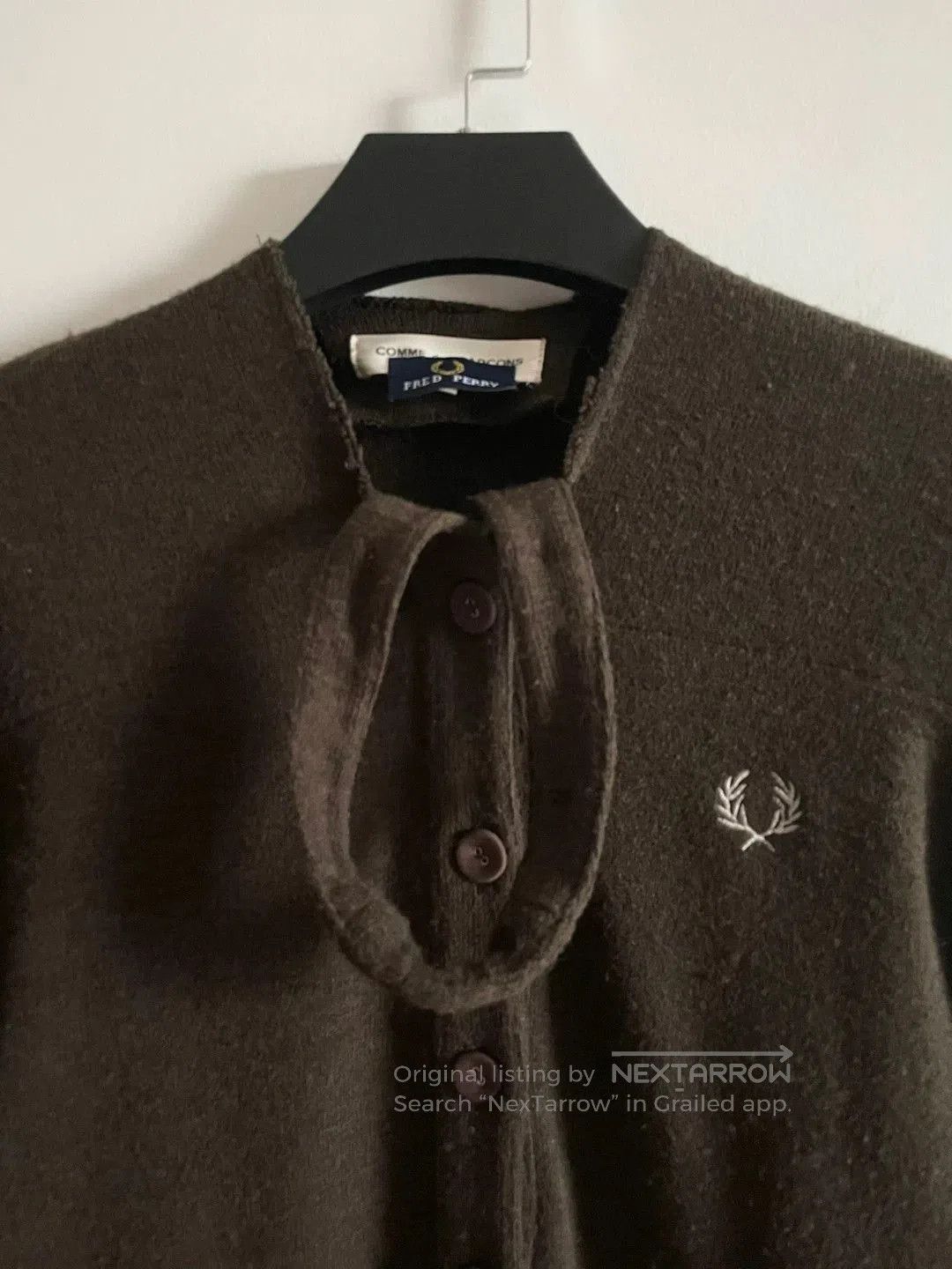 Comme des Garcons Brown Long Sleeve Button. Size US L / EU 52-54 / 3 - 5 Thumbnail