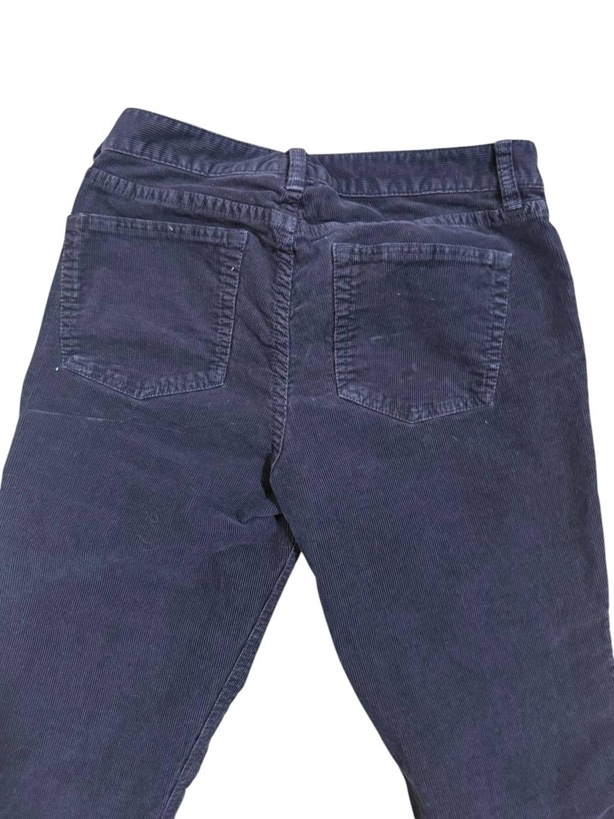 J.Crew J.Crew Women’s Slim Straight Corduroy Pants – Navy Blue Size 27" / US 4 / IT 40 - 3 Thumbnail