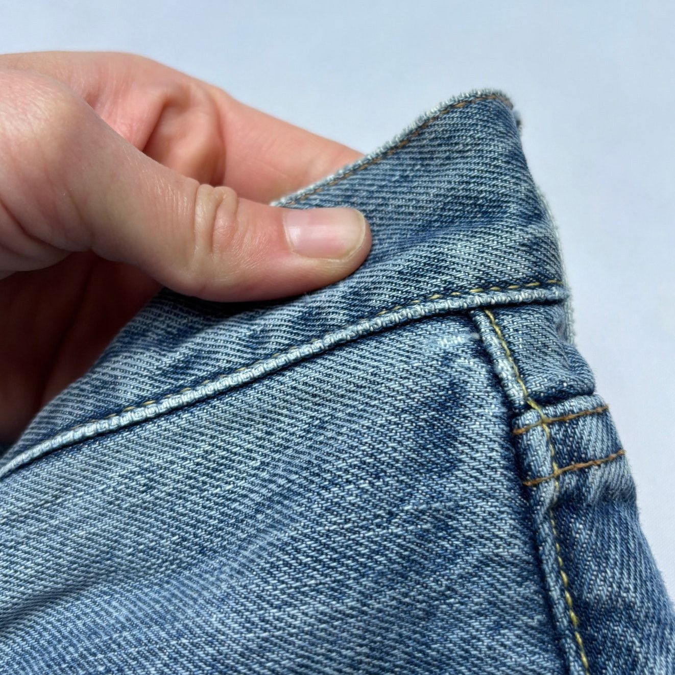 Sid Mashburn $175 Sid Mashburn Slim Straight Jeans 32x30 Made in USA Size US 32 / EU 48 - 9 Thumbnail