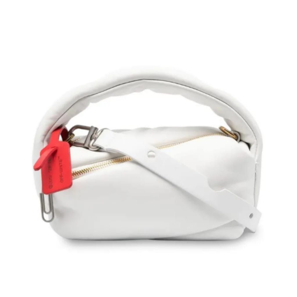 Off-White o1y1225 Size : OS / Leather Handbag in White Size ONE SIZE - 1 Thumbnail