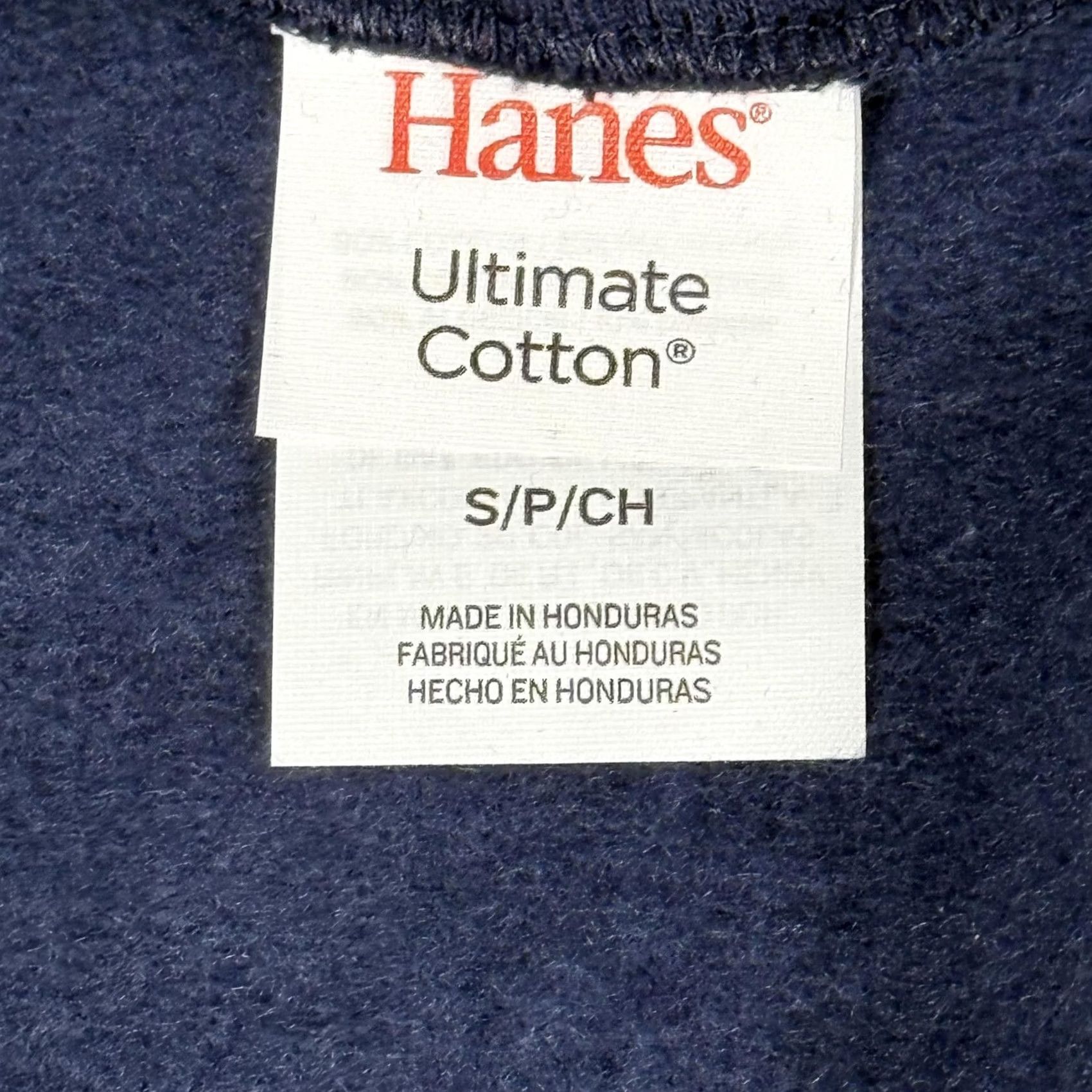 Hanes Hanes Hoodie Mens Small Blue Ultimate Cotton Full Zip Sweatshirt Fleece Size US S / EU 44-46 / 1 - 4 Thumbnail