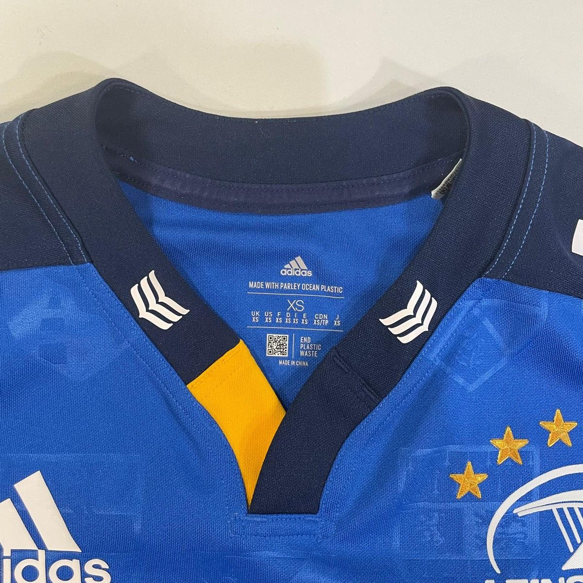 Adidas Leinster Rugby Adidas jersey in blue and yellow Size US XS / EU 42 / 0 - 8 Thumbnail