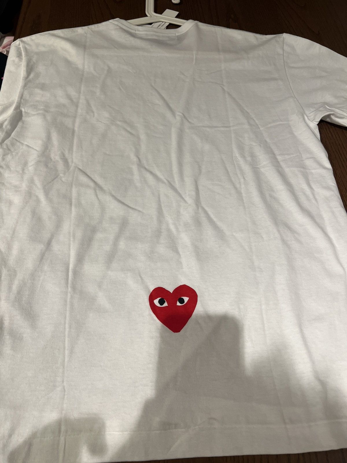 Comme des Garcons × Comme des Garcons PLAY Japan Exclusive CDG Multi Logo Branded Tee in White Size US XXL / EU 58 / 5 - 6 Thumbnail