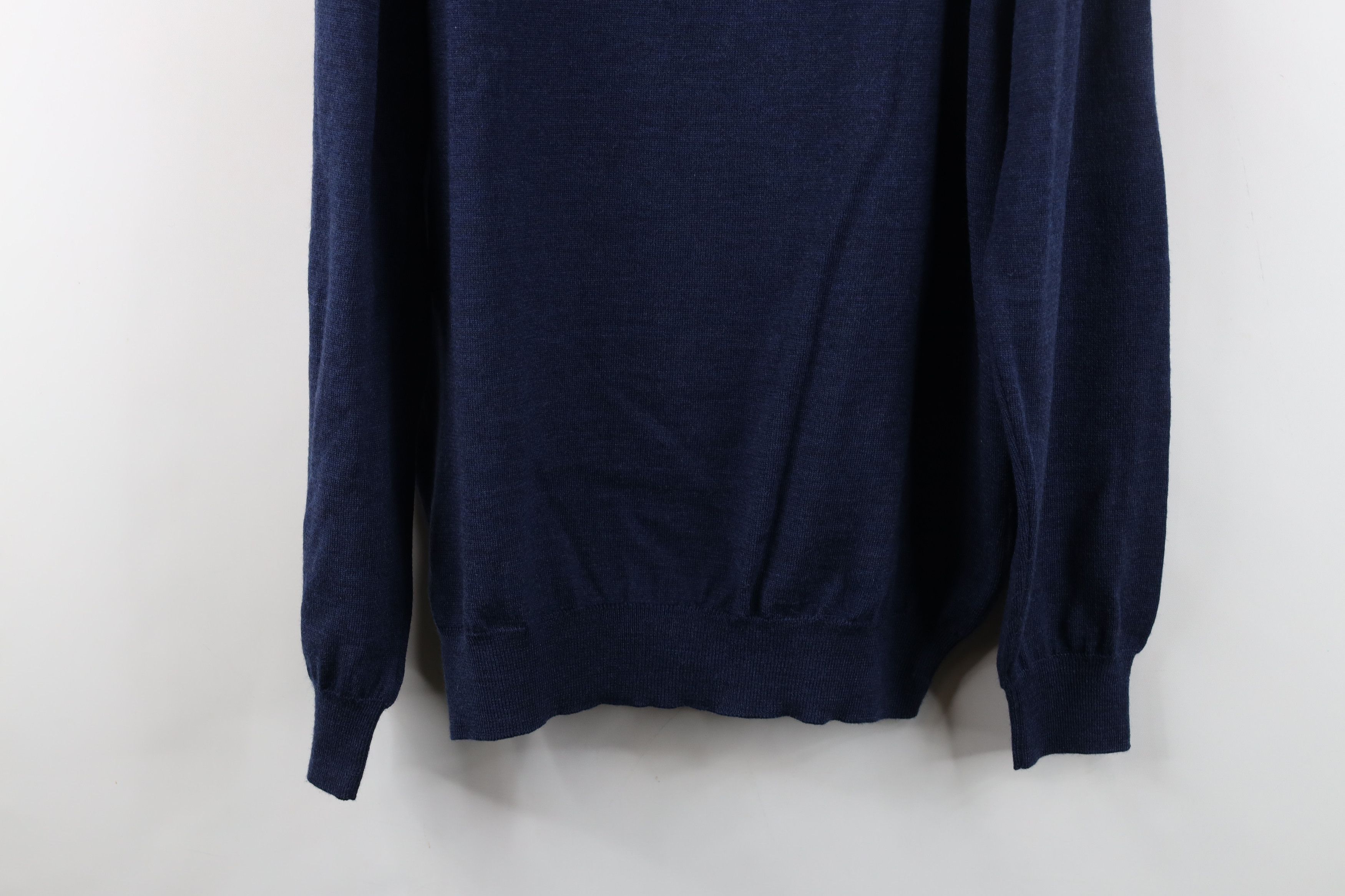 Vintage Vintage 90s Streetwear Merino Wool Knit Collared Sweater Size US L / EU 52-54 / 3 - 10 Thumbnail