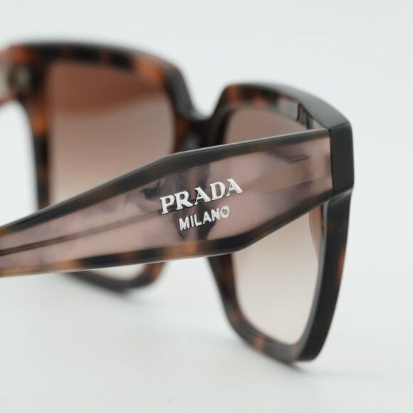 Prada Prada PR24ZS 23A0A6 Sunglasses Muave Havana Square Frame Size ONE SIZE - 5 Thumbnail