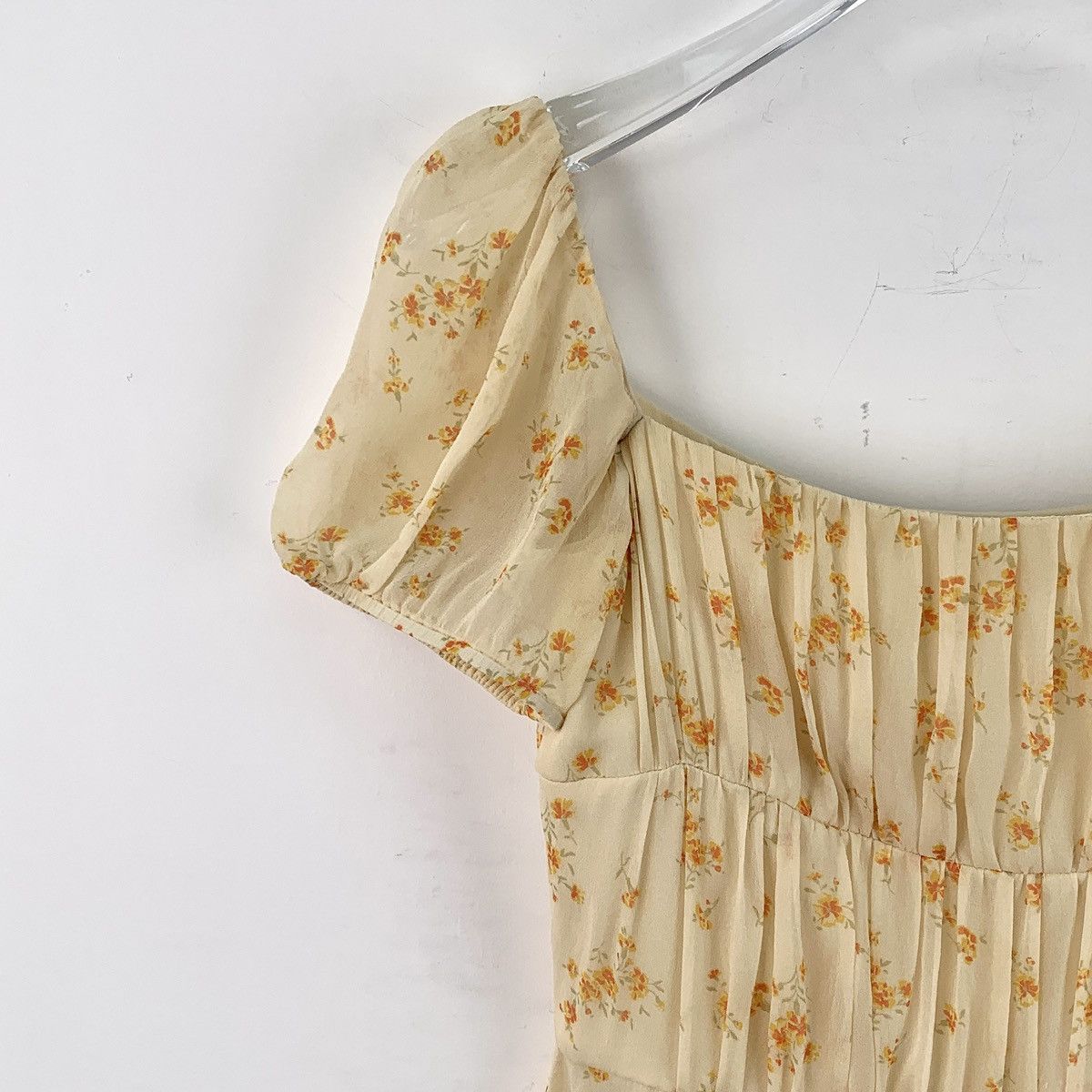 Celine Celine 22 collection Light yellow floral silk dress Size XS / US 0-2 / IT 36-38 - 3 Thumbnail