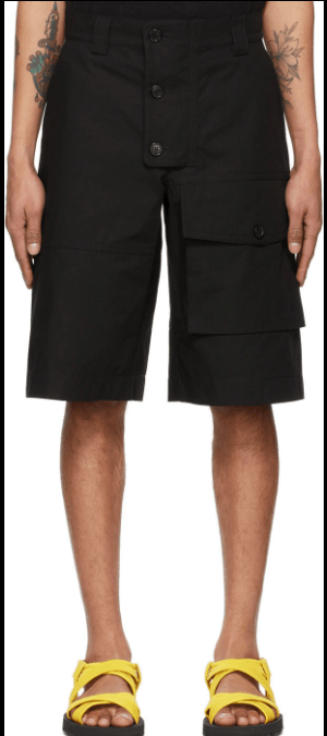 Jacquemus Jacquemus 'Le Short Laurier' Shorts black Size US 28 / EU 44 - 1 Thumbnail