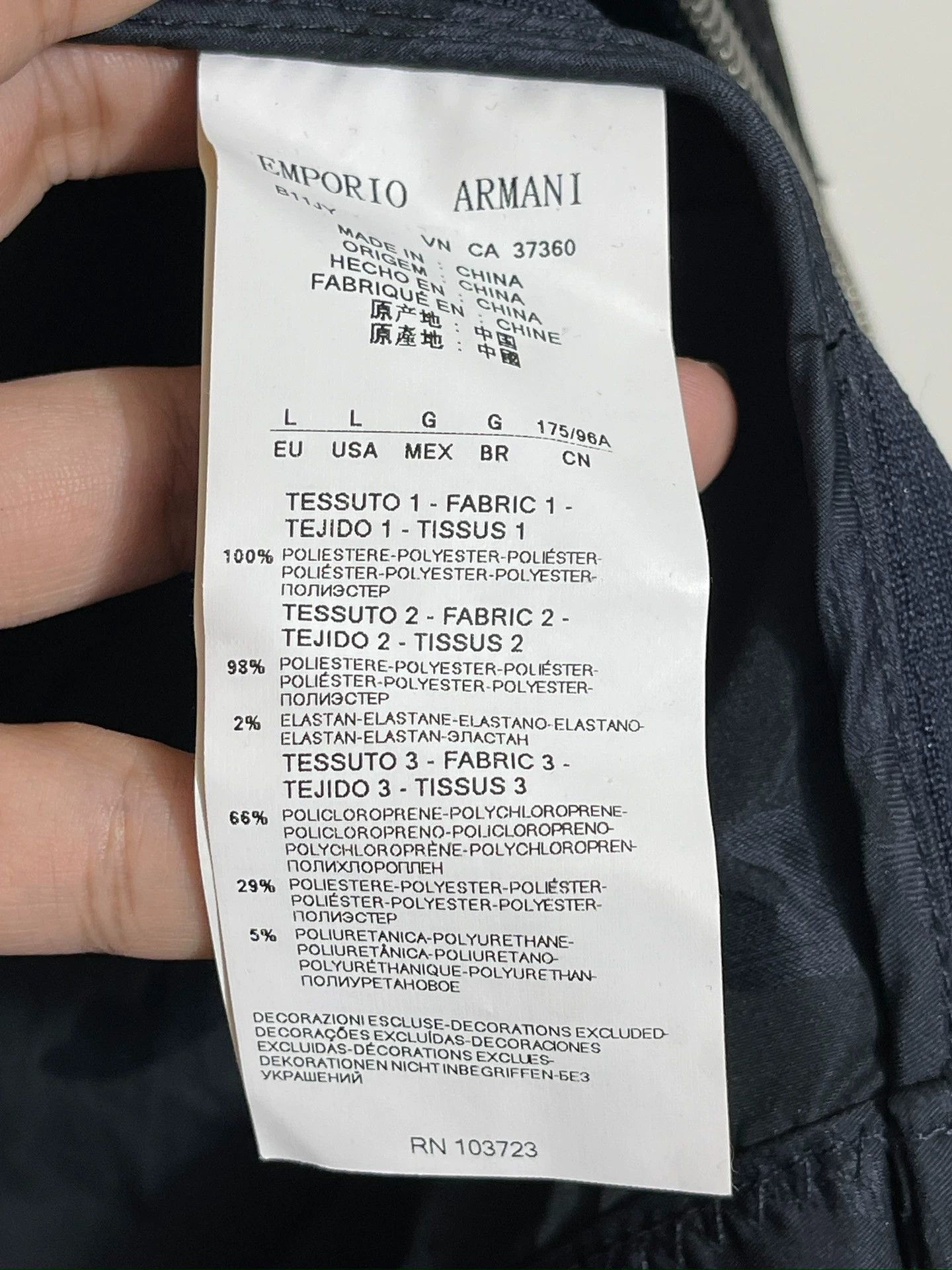 Emporio Armani Emporio Armani Camo Jacket L Size US L / EU 52-54 / 3 - 7 Thumbnail