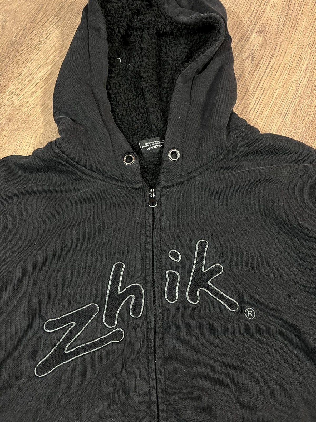 Band Tees Zhik Distressed 😫 Zip Hoodie Size US XL / EU 56 / 4 - 9 Thumbnail