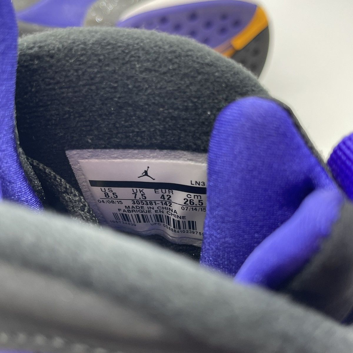 Jordan Brand Air Jordan 8 three peat Size US 8.5 / EU 41-42 - 8 Thumbnail