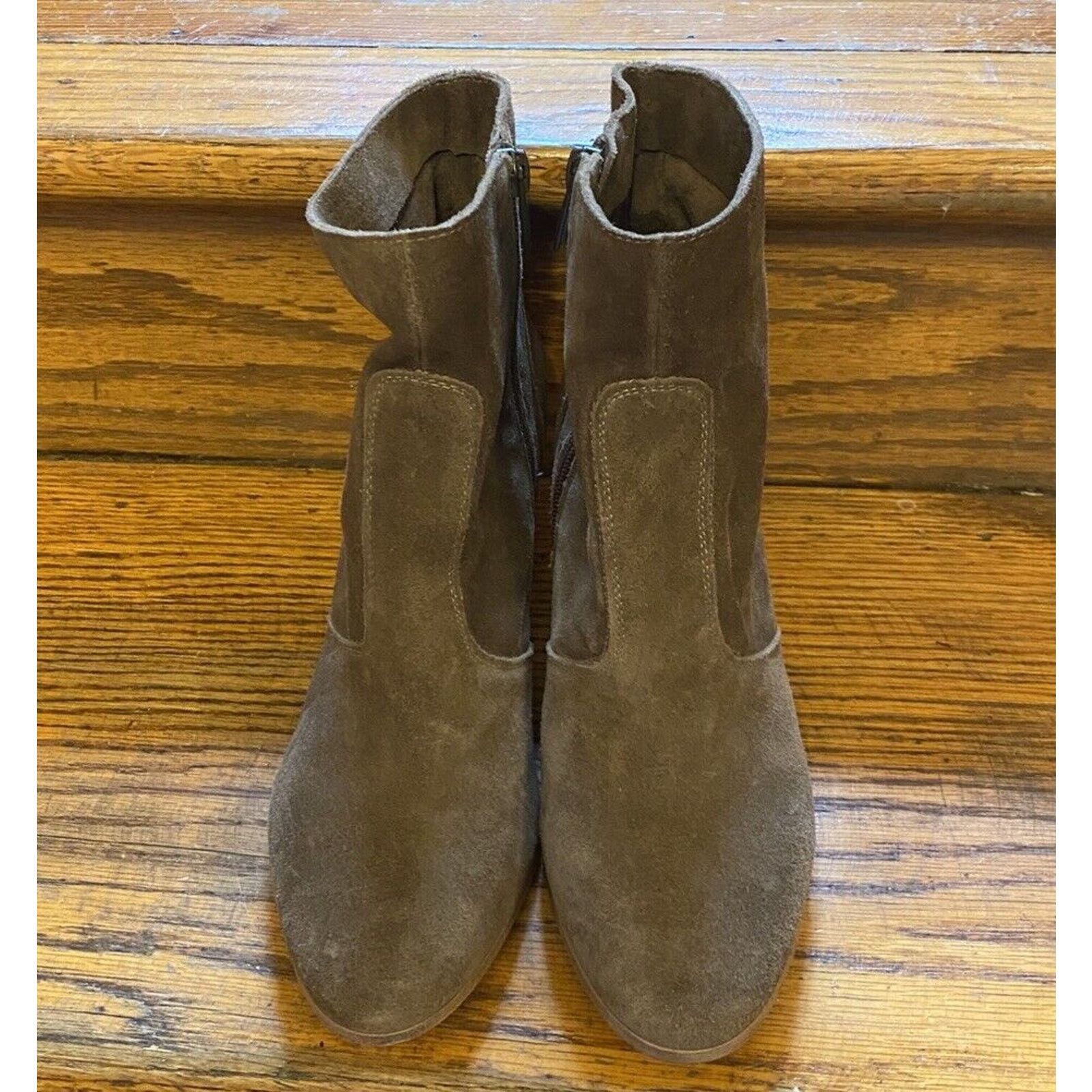 Vince Camuto Vince Camuto Trending Suede Tan Boots Women’s 8 Shoes Heel Size US 8 / IT 38 - 2 Thumbnail