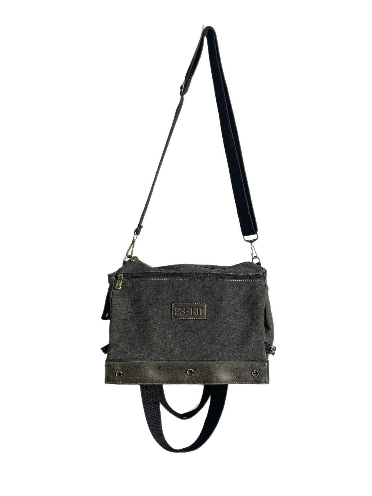 Diesel Diesel style grey canvas shoulder bag utility army y2k hype Size ONE SIZE - 1 Thumbnail