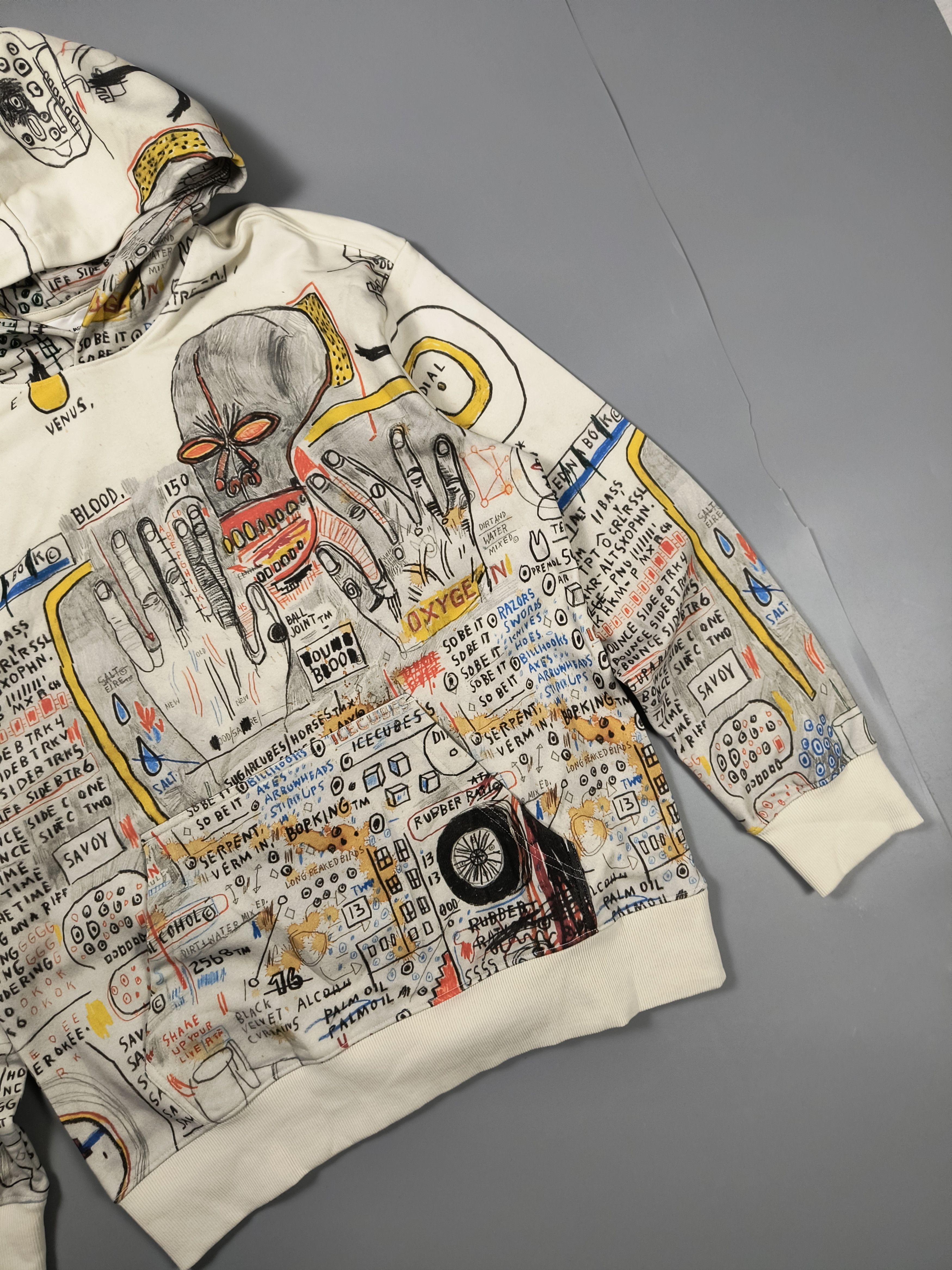 H&M × Jean-Michel Basquiat × Who Decides War H&M x Jean Michel Basquiat Who Decides War hoodie sweatshirt Size US M / EU 48-50 / 2 - 4 Thumbnail