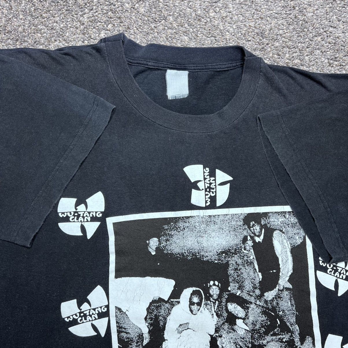 Rap Tees Vtg 90s Wu Tang Clan 36 Chambers Of Death Promo Rap T-Shirt Size US L / EU 52-54 / 3 - 3 Thumbnail