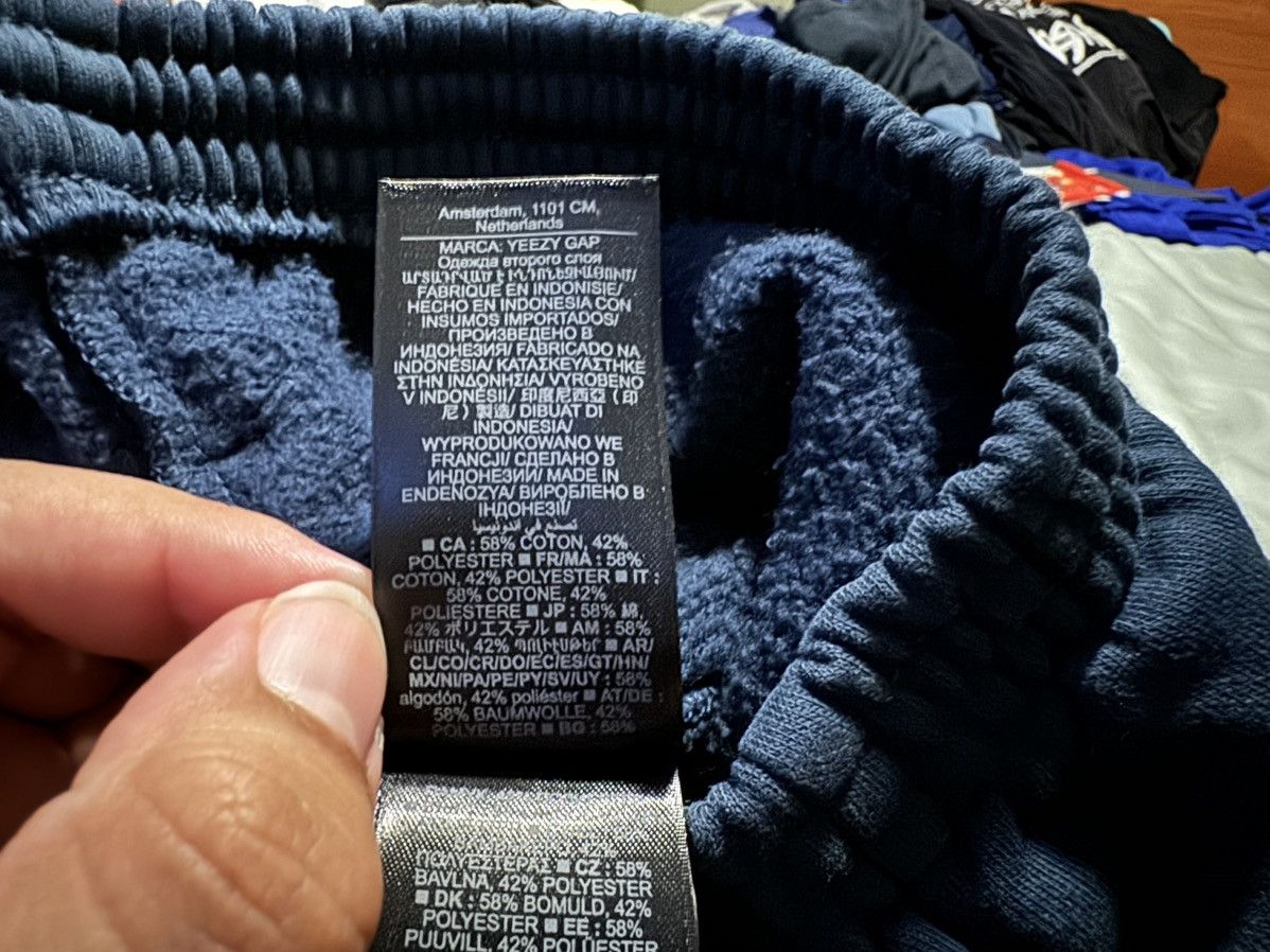 Balenciaga × Gap × Kanye West Yeezy Gap Sweatpants Navy Size XL Size US 36 / EU 52 - 9 Thumbnail