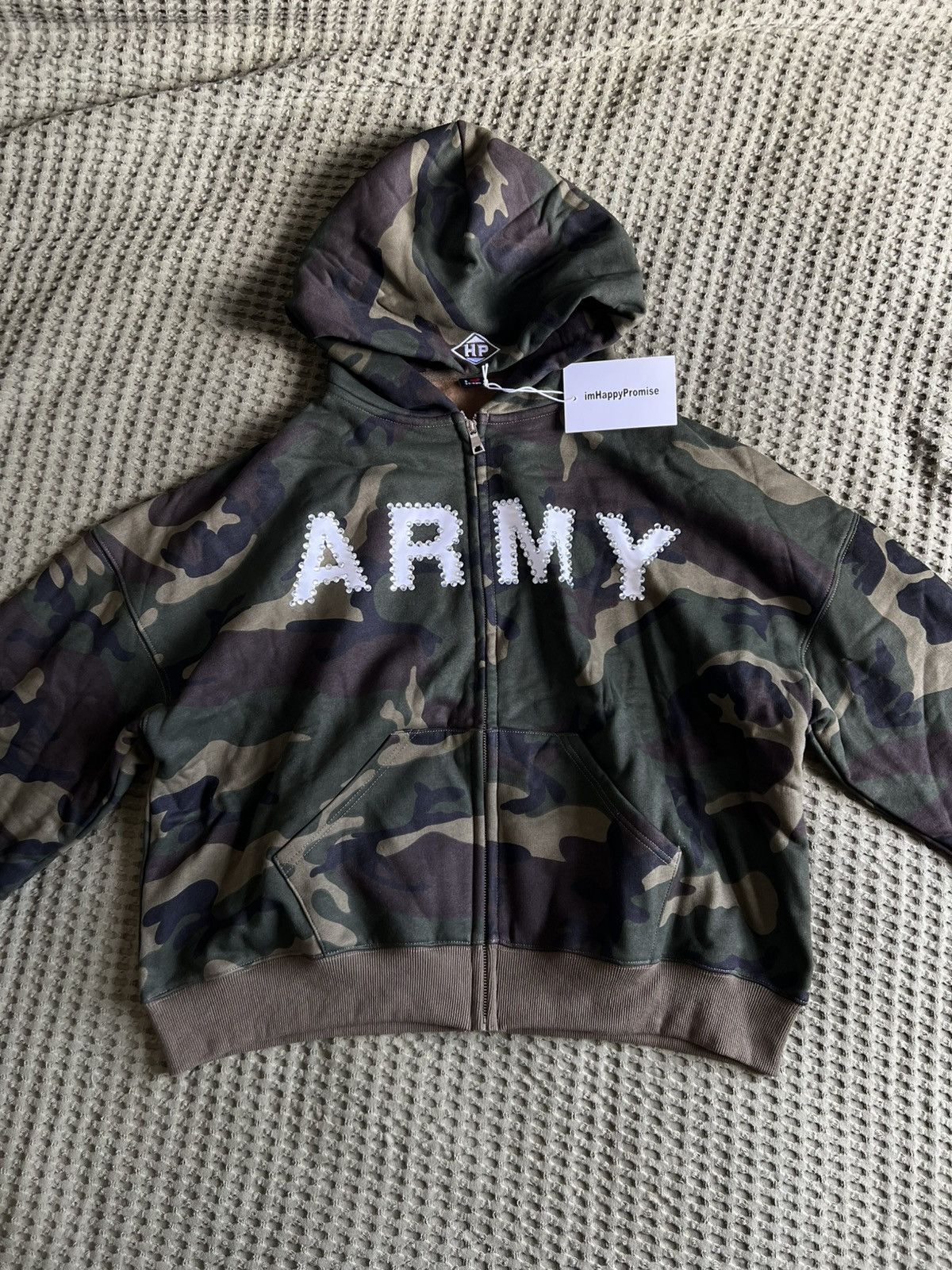 Other IHP Rhinestone ARMY camo hoodie Size US L / EU 52-54 / 3 - 2 Thumbnail
