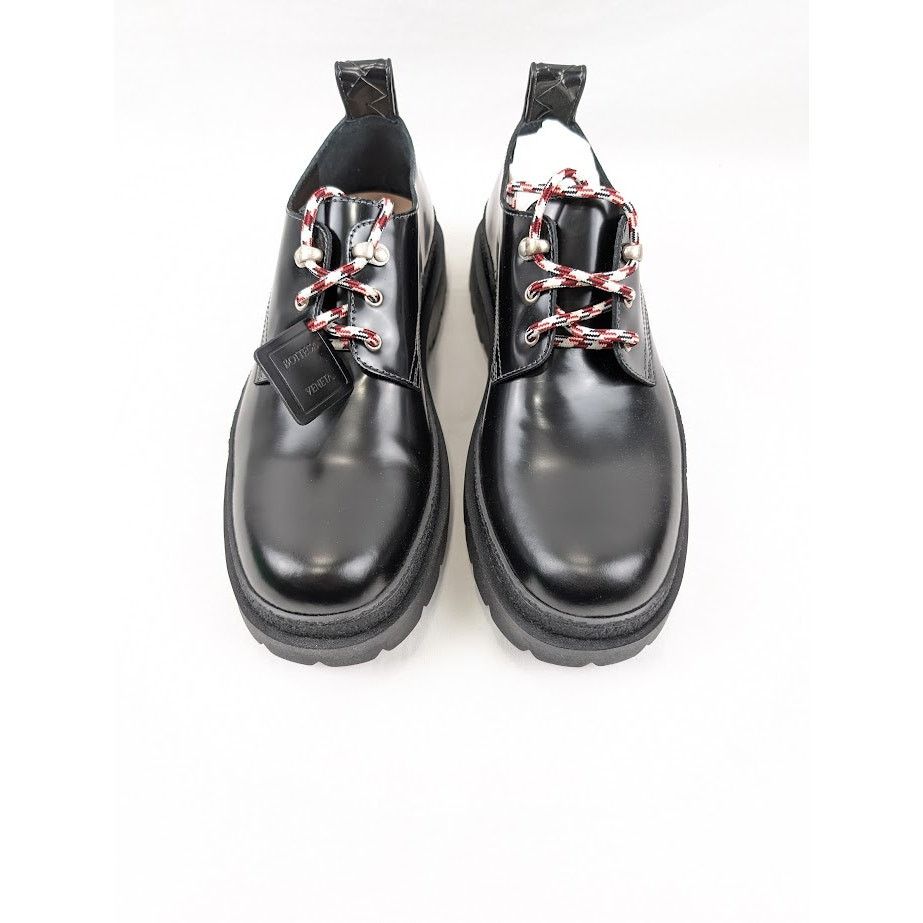 Bottega Veneta o1rshd1 Q:2 / Highway Lace Up Shoes Texas Calf in Black Size US 11 / EU 44 - 13 Thumbnail