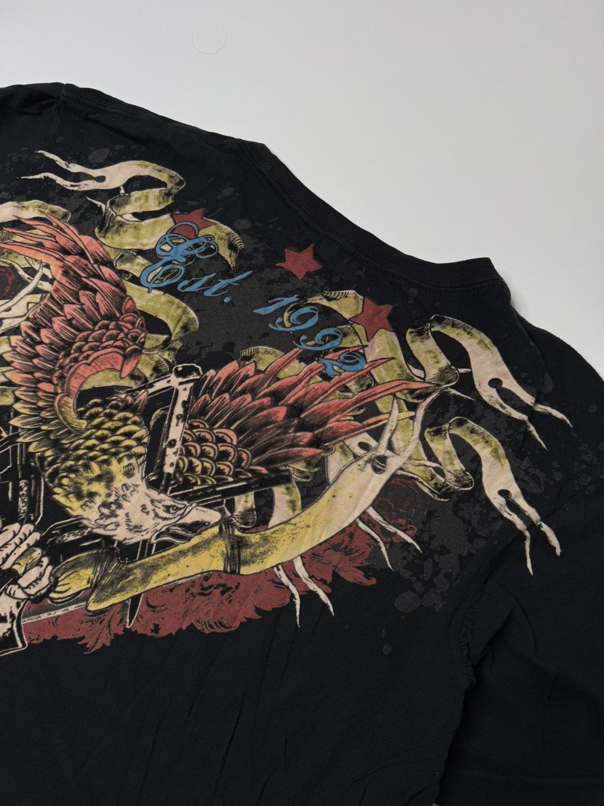 Ed Hardy Vintage avant garde tattoo tee swag y2k edhardy audiger vibe Size US XL / EU 56 / 4 - 2 Thumbnail