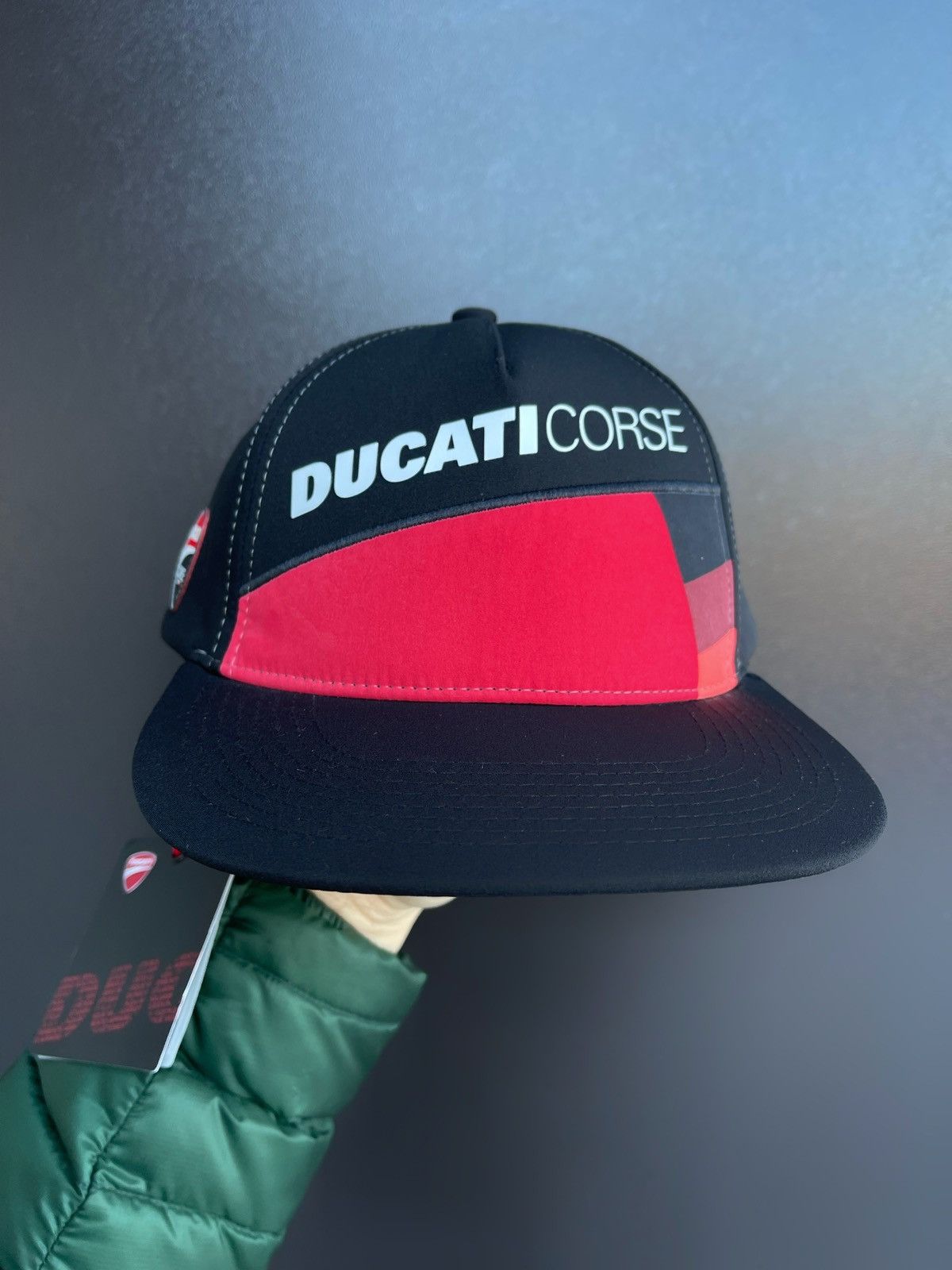 Ducati Ducati Corse MotoGP Snapback Cap Monster Energy Black Flat Size ONE SIZE - 2 Thumbnail